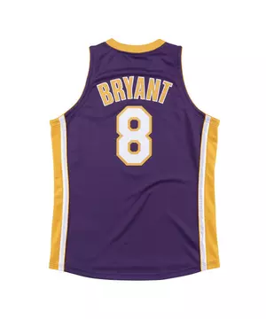 Men's Los Angeles Lakers Road Finals Kobe Bryant #8 Mitchell&Ness