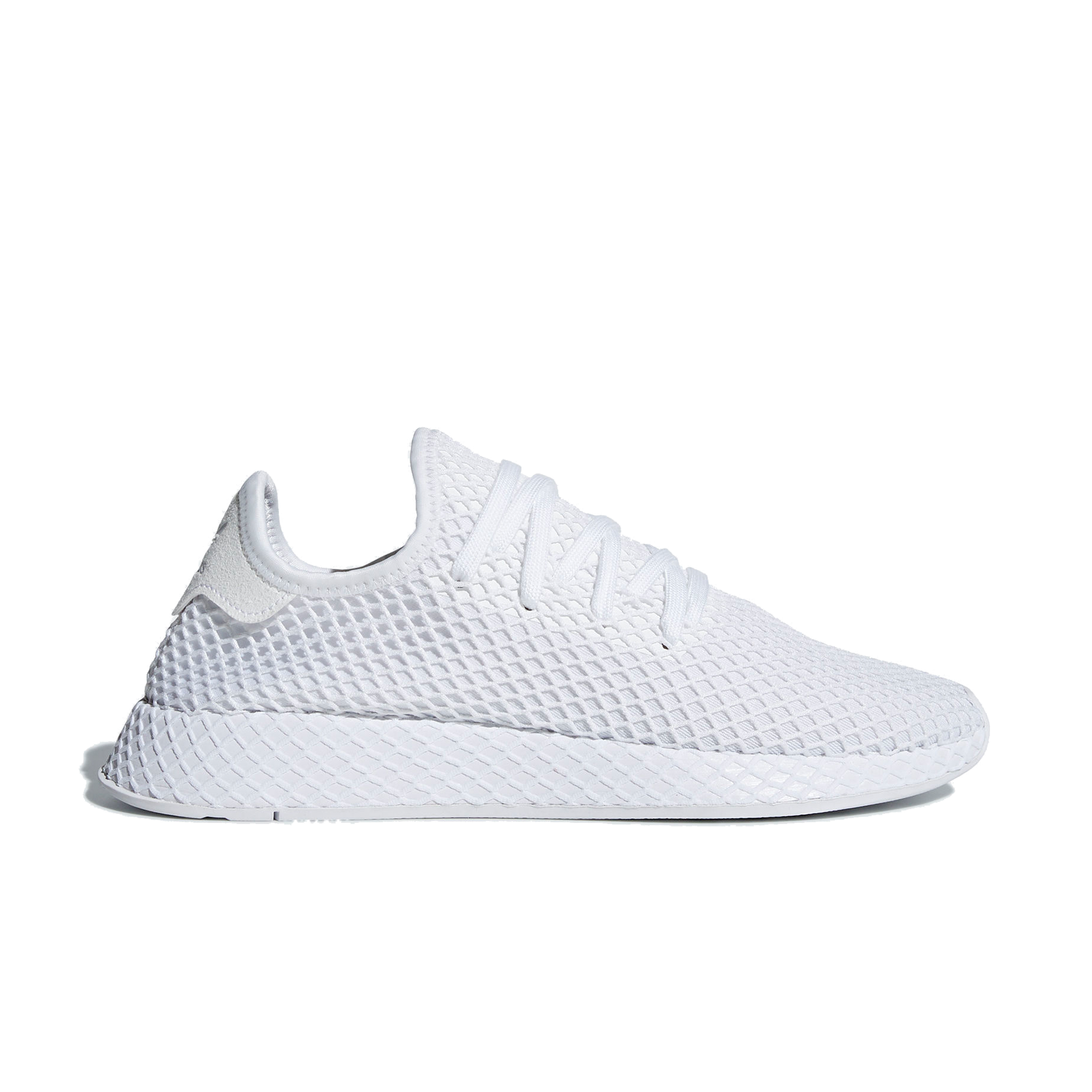 white adidas deerupt