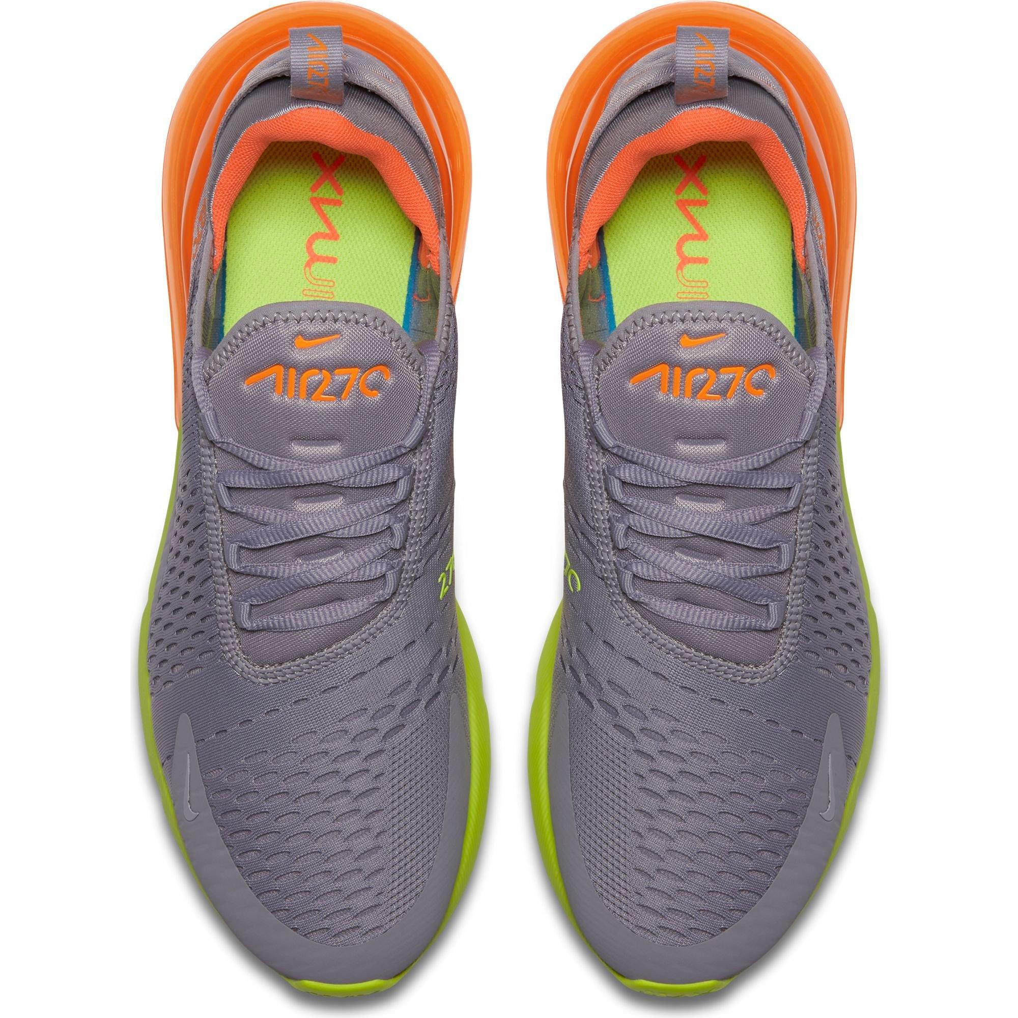 air max 270 grey volt orange