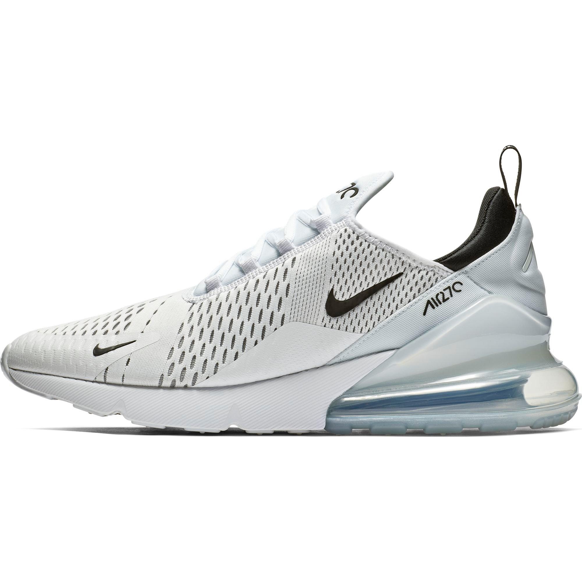 Men's Nike Air Max 270 Shoes, 9, White/Red/Navy