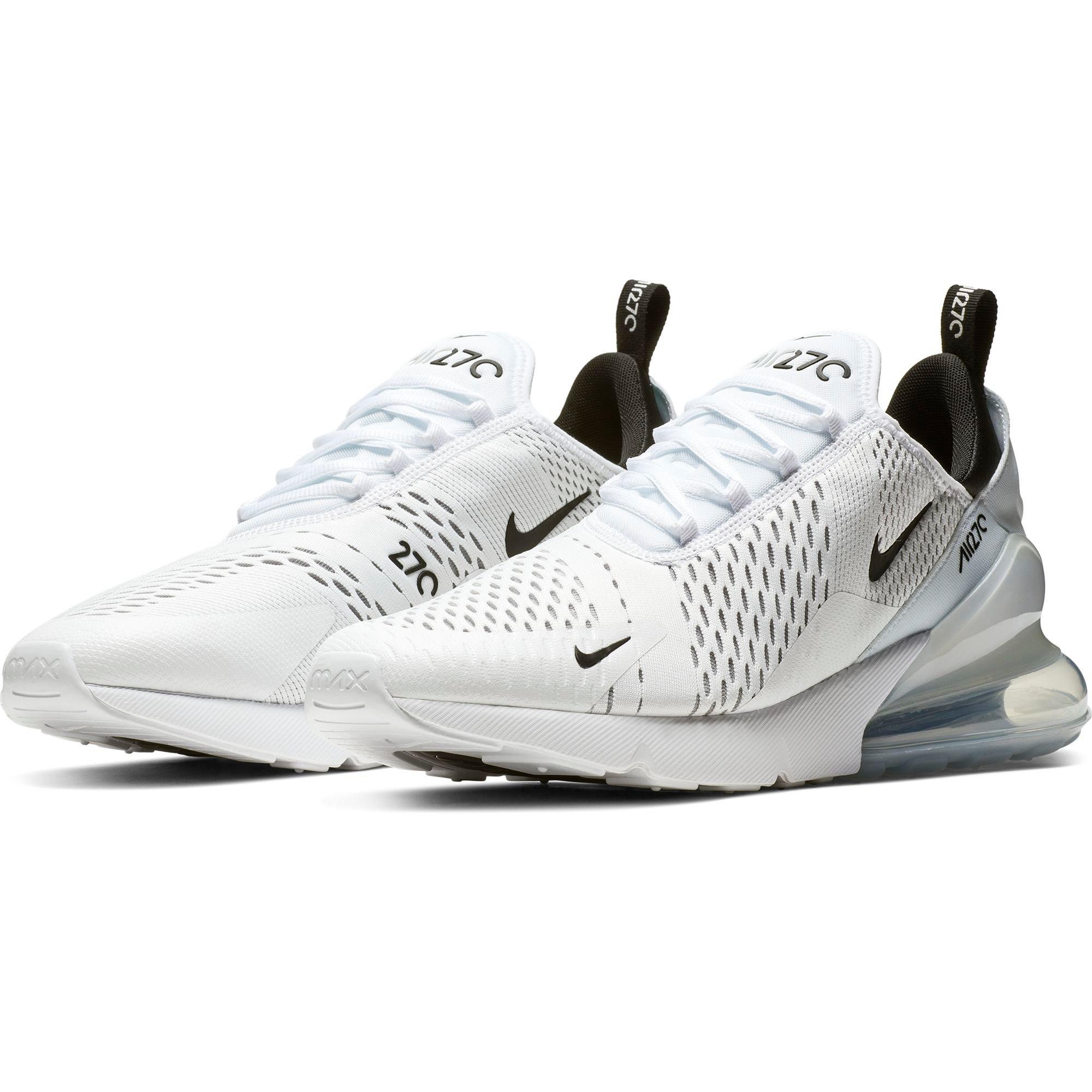 Men's Nike Air Max 270 Shoes, 9, White/Red/Navy