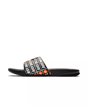 Nike Benassi "Just Do It." "Black/White" Men's Sandal