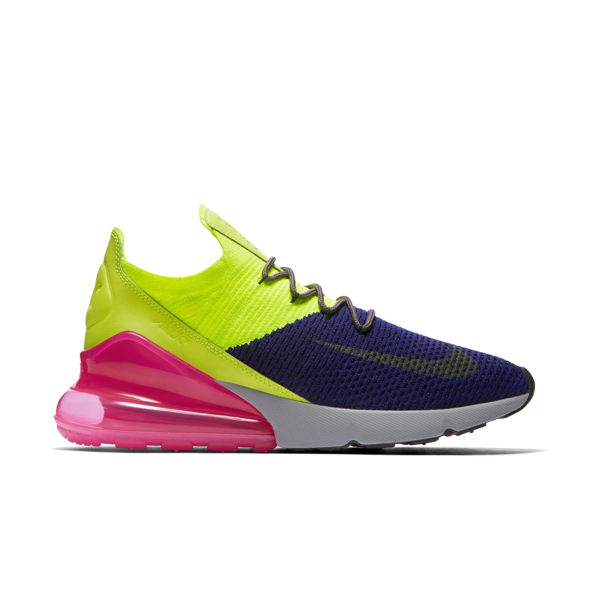 nike 270 pink and yellow
