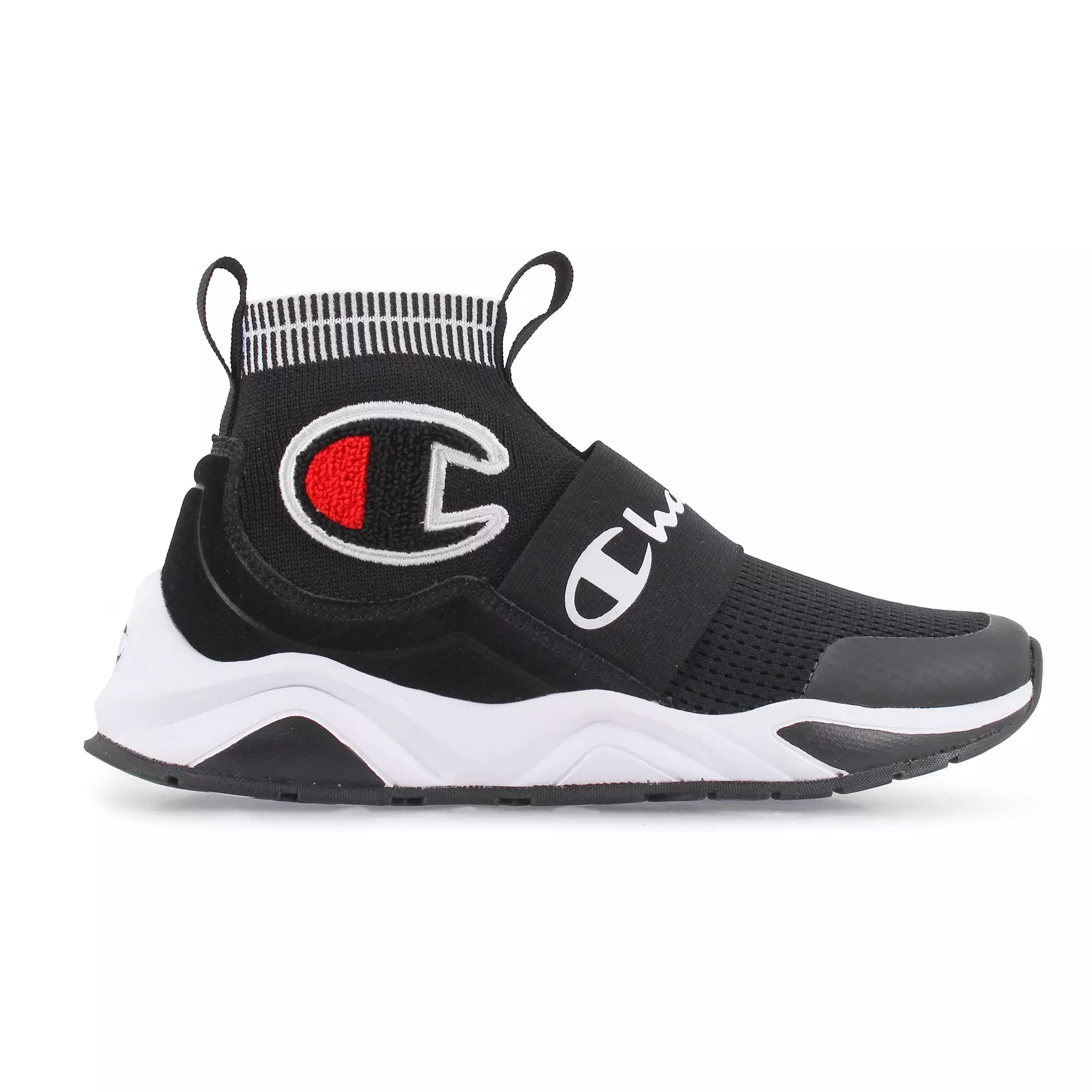 Champion Rally Pro "Black" Men's Shoe - BLACK/WHITE