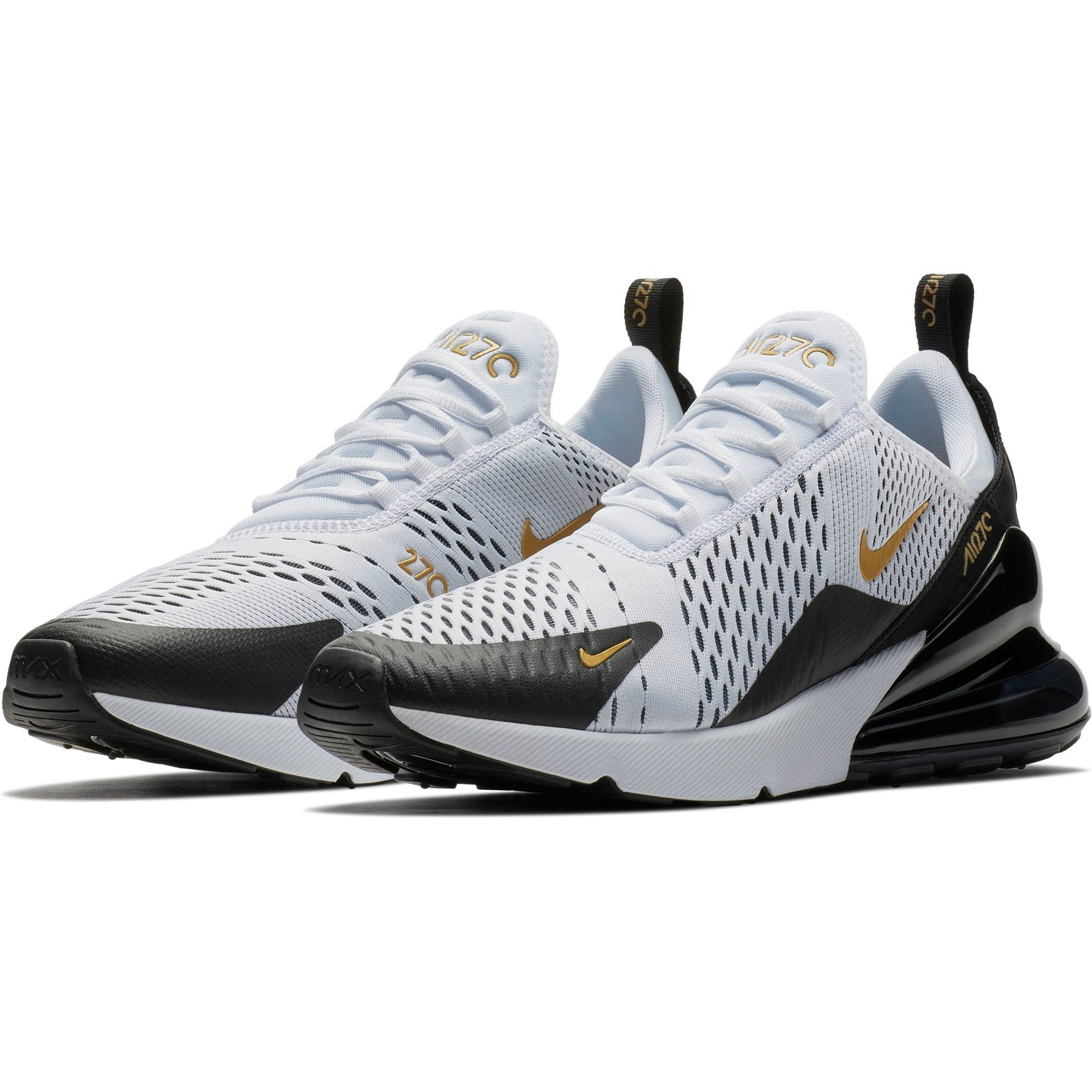 black and gold 270 nike