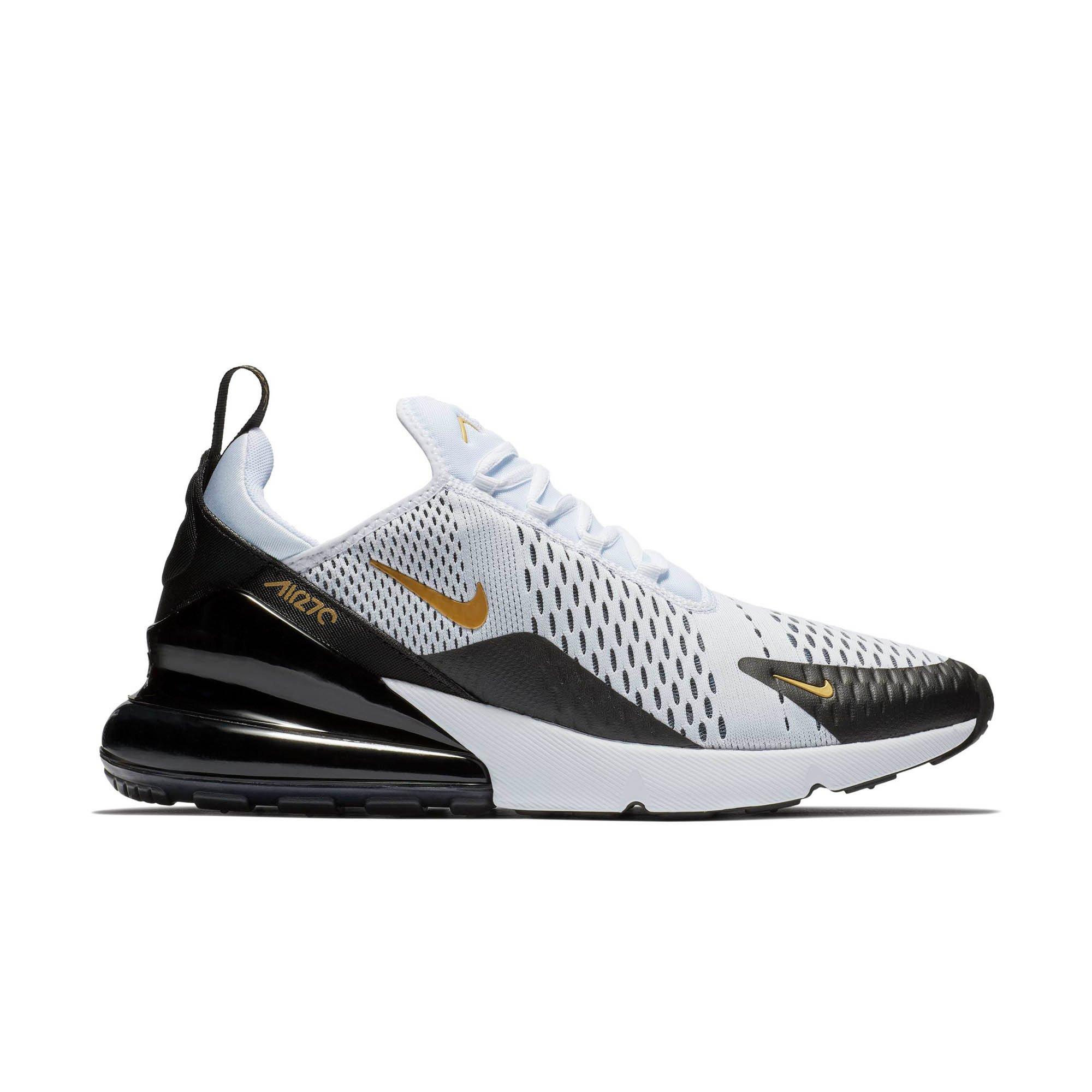 Nike Air Max 270 White Black Gold Men S Shoe Hibbett City Gear