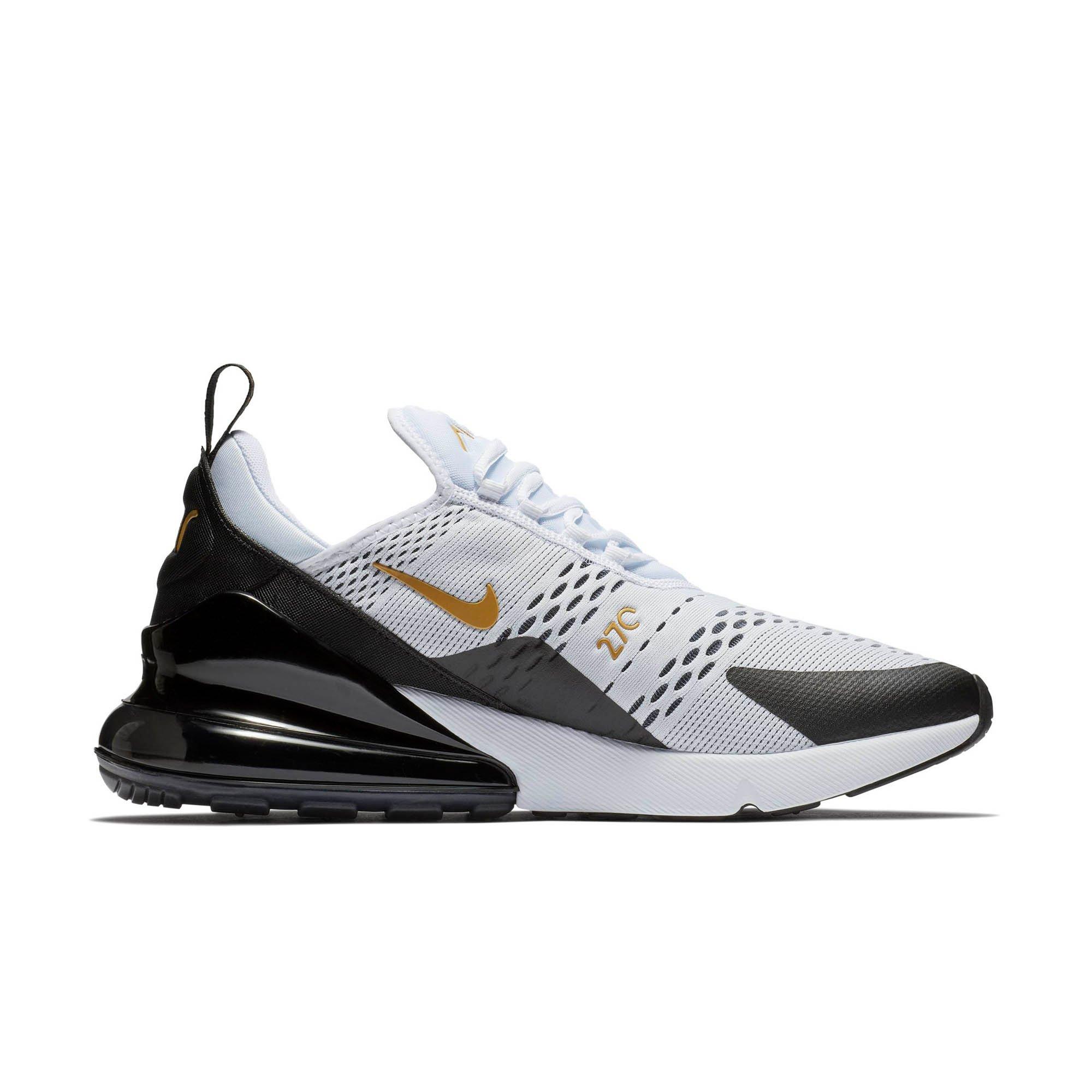 Air max 270 white black gold online