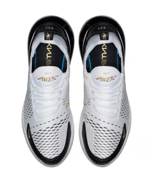 Nike Air Max 270 White Black Gold Men S Shoe Hibbett City Gear