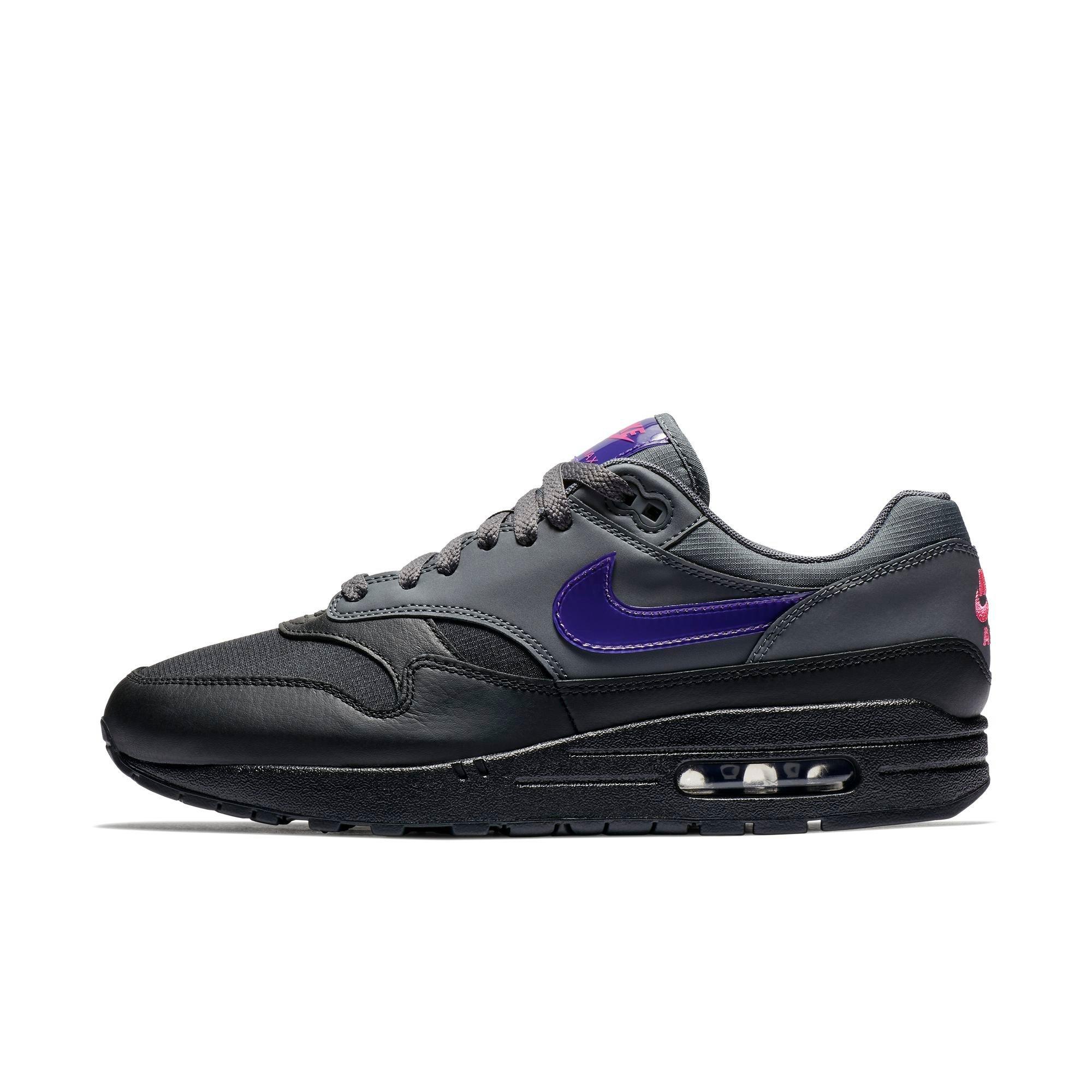 air max 1 purple black