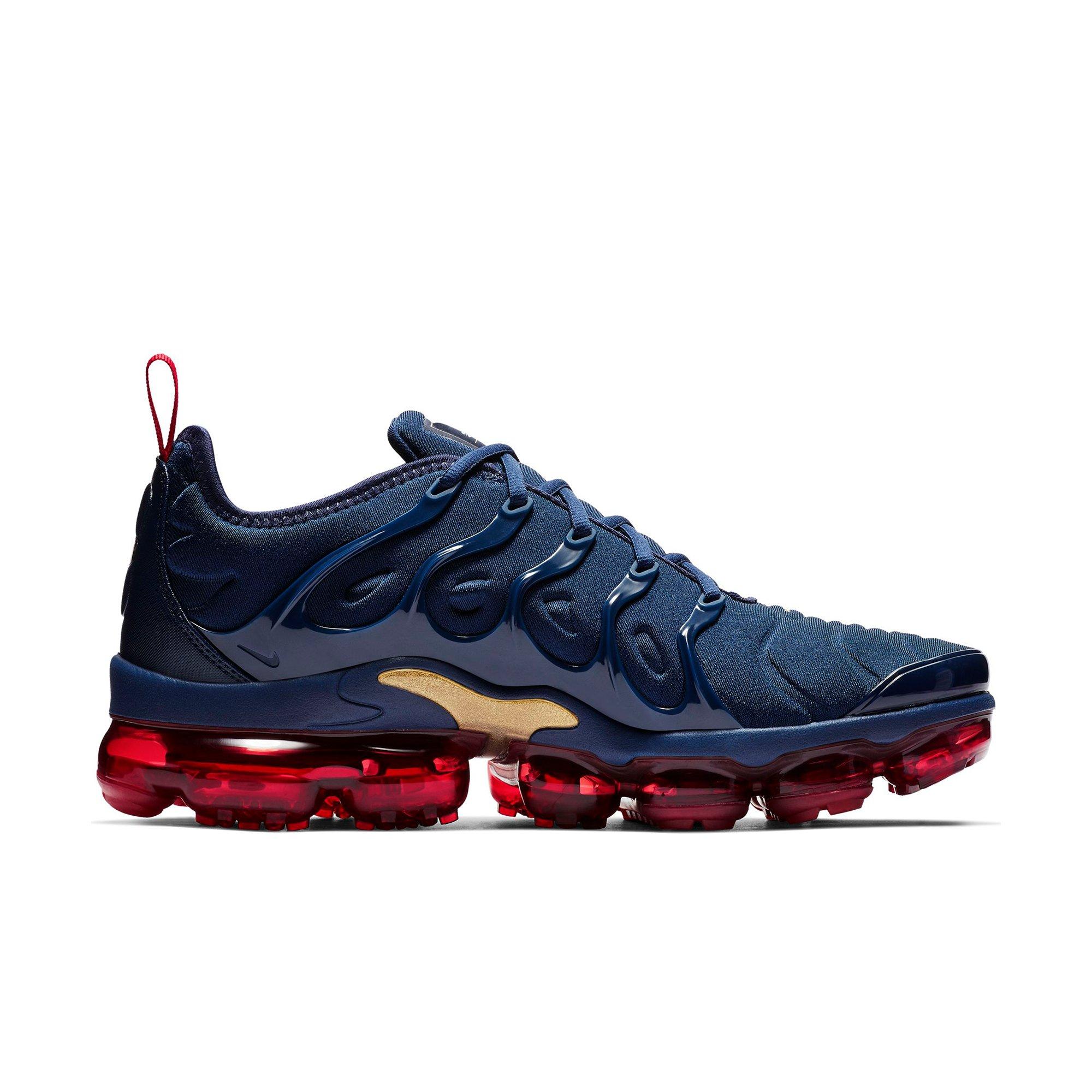 nike air vapormax plus midnight navy metallic gold