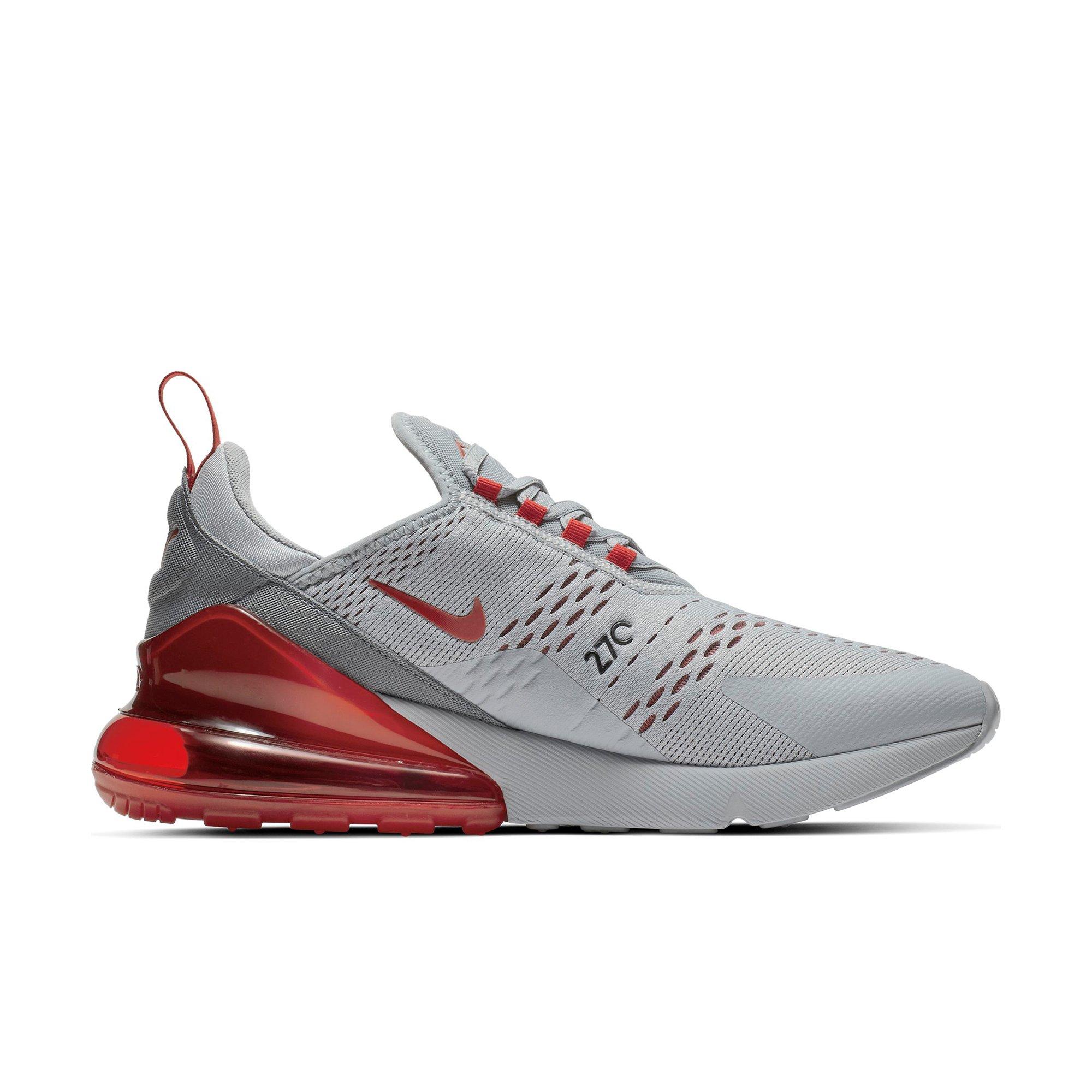 air max 270 grey and red