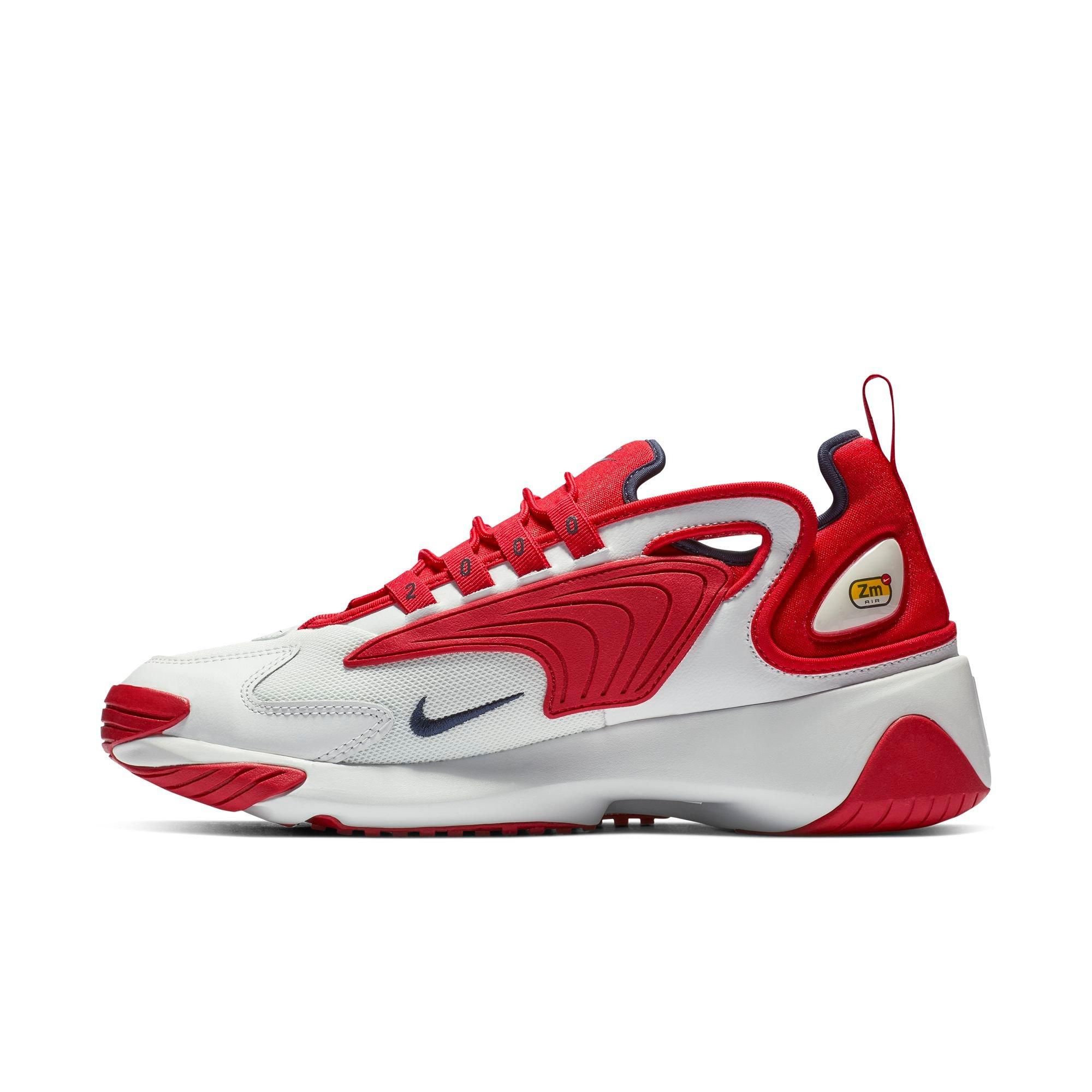 nike zoom 2k off white university red