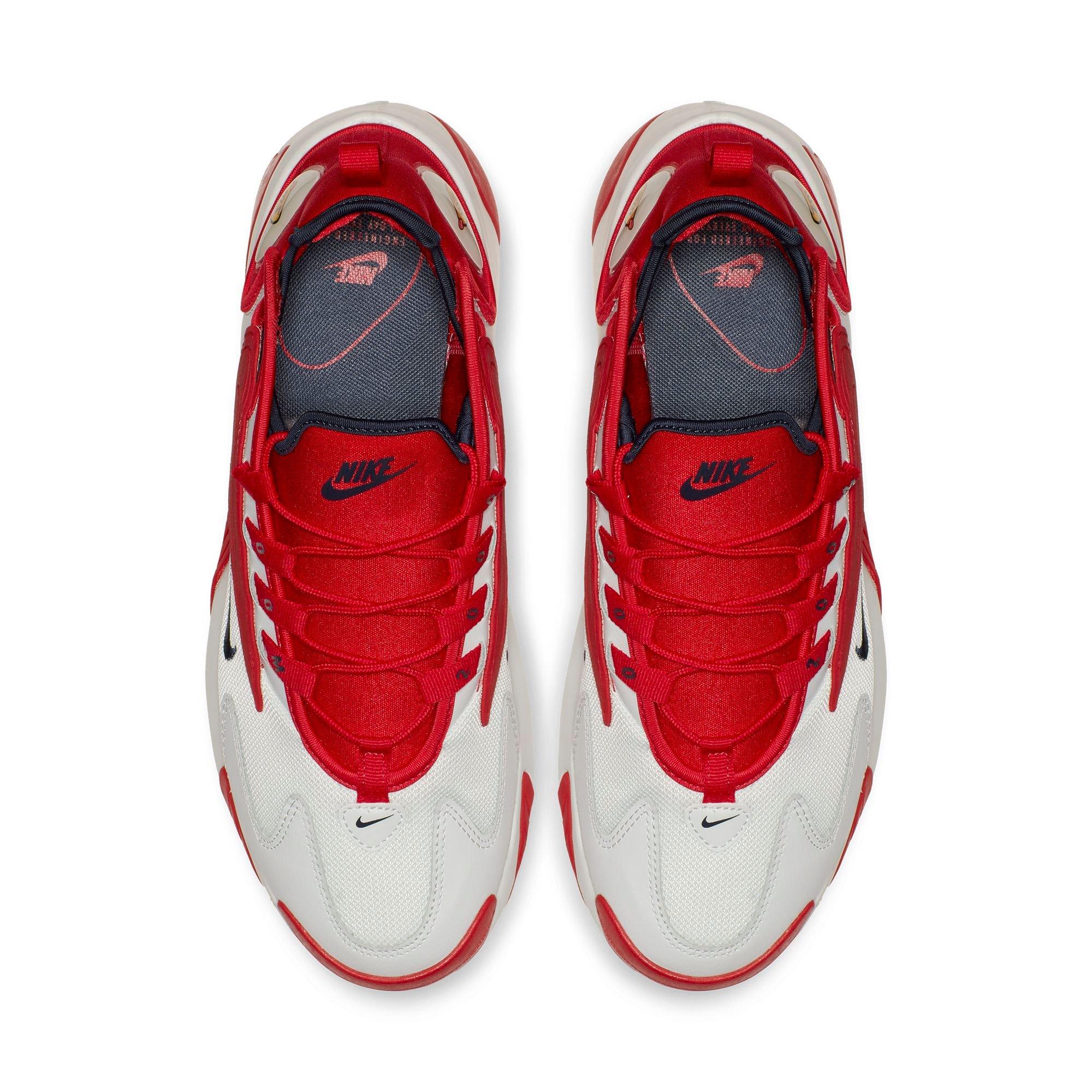 nike zoom 2k off white university red