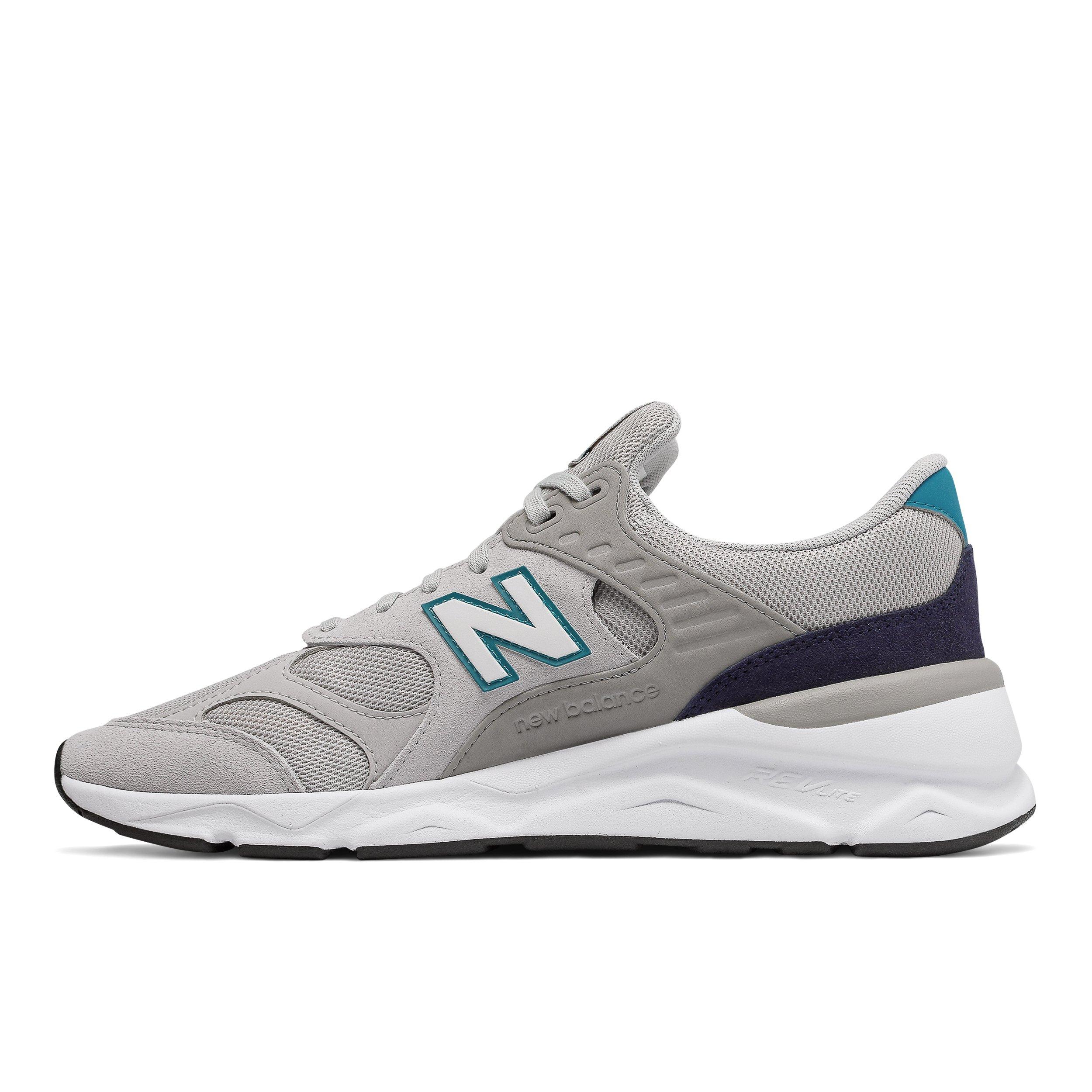 new balance x90 blue grey