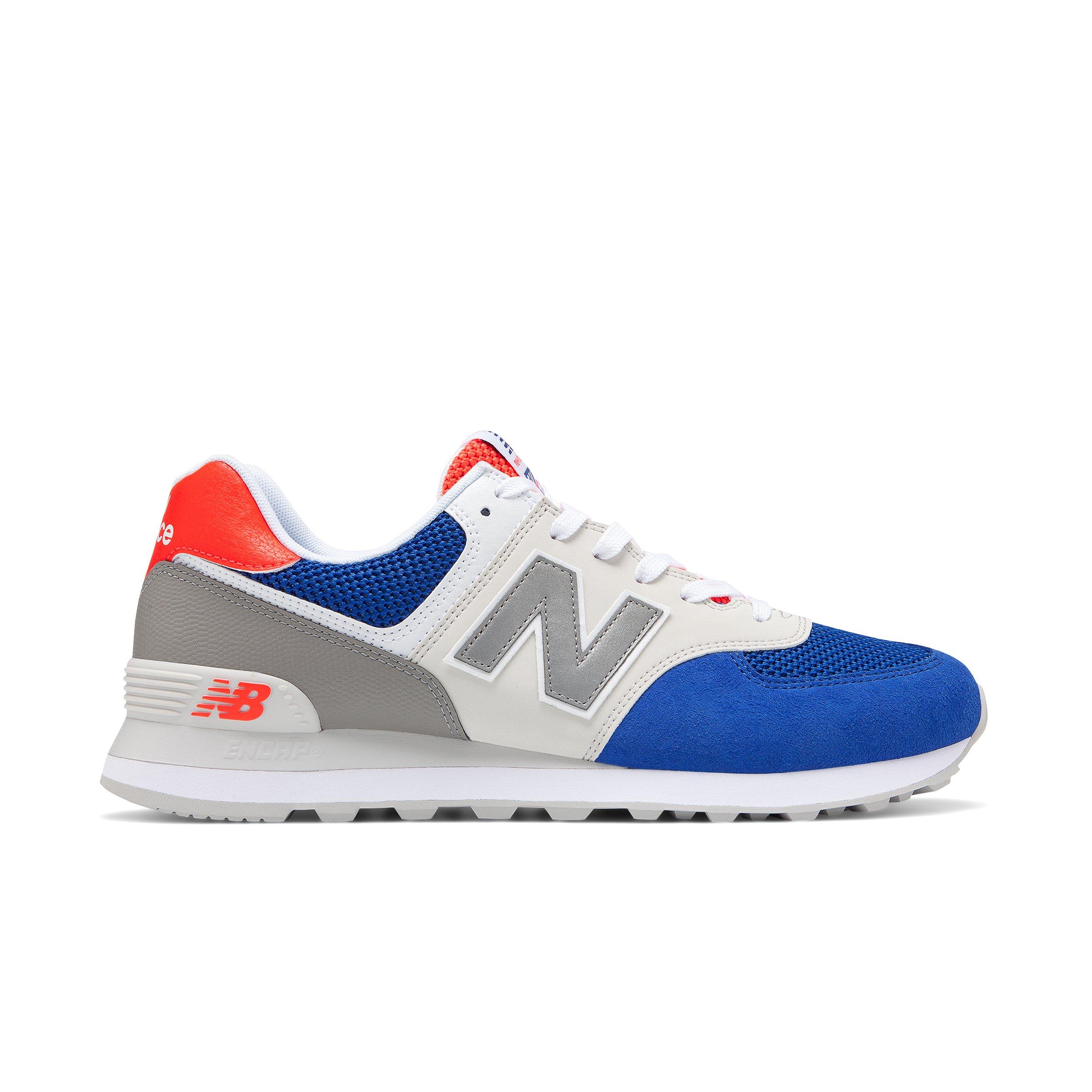 new balance 574 gray red