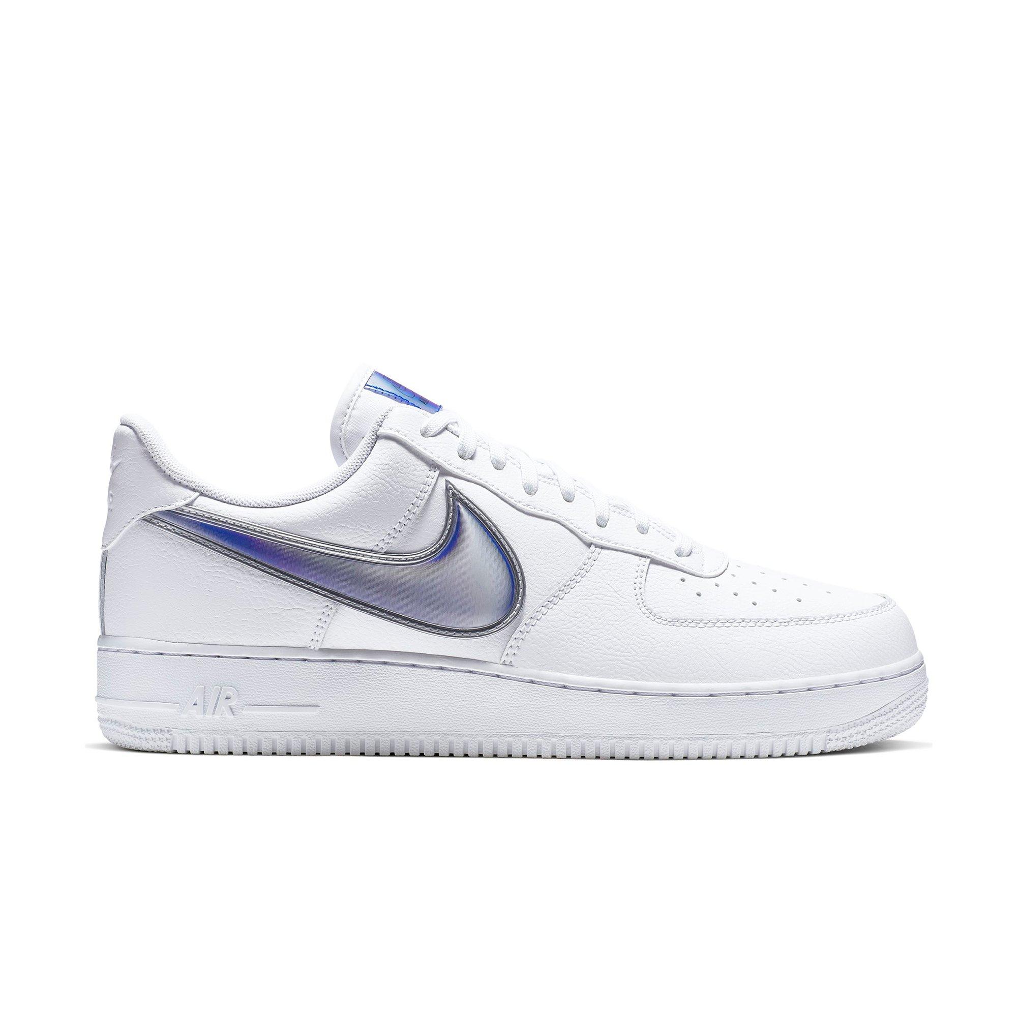 Nike Air Force 1 Low White Blue Clear Men S Shoes Hibbett City Gear