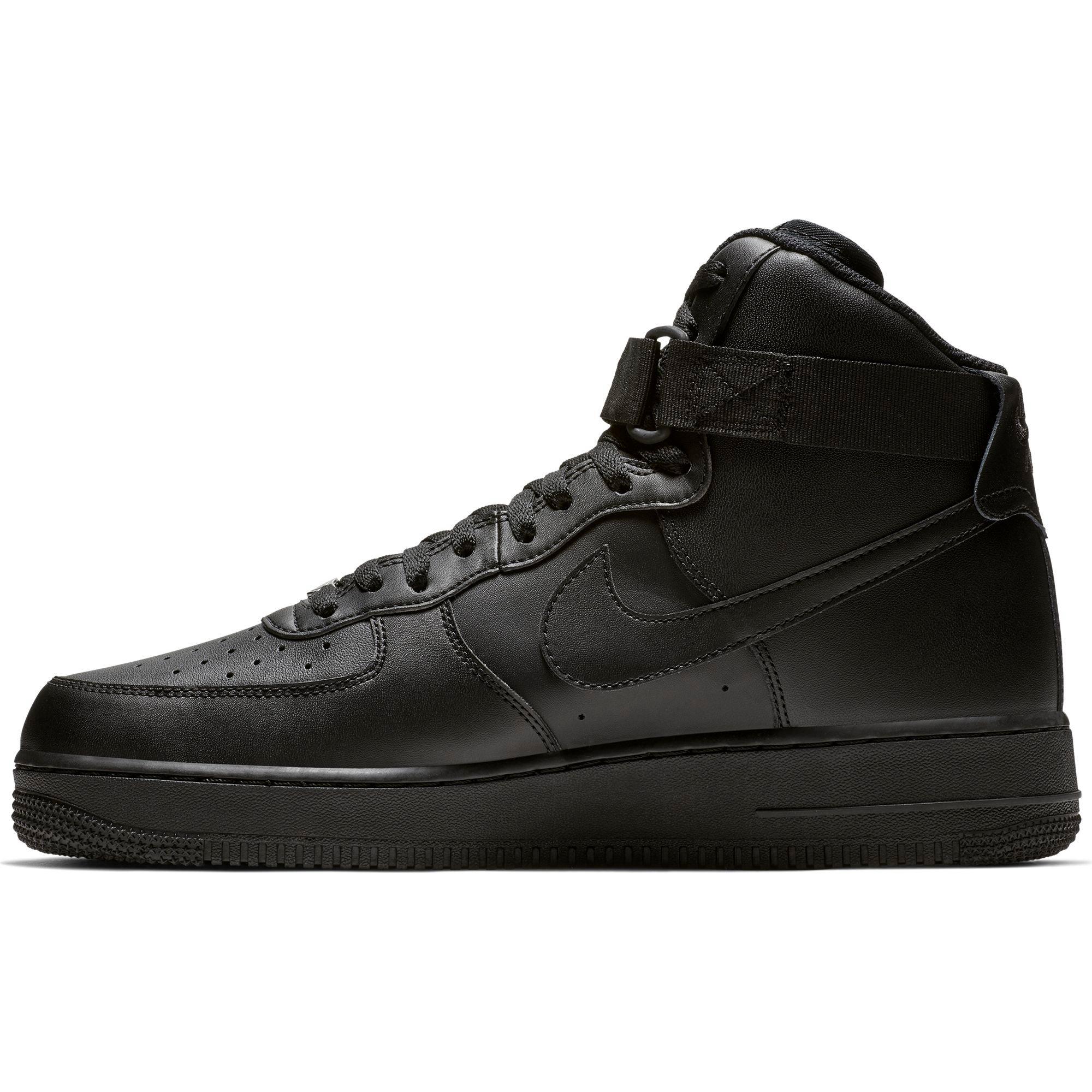 Nike Air Force 1 High Black/Black Men's Shoes