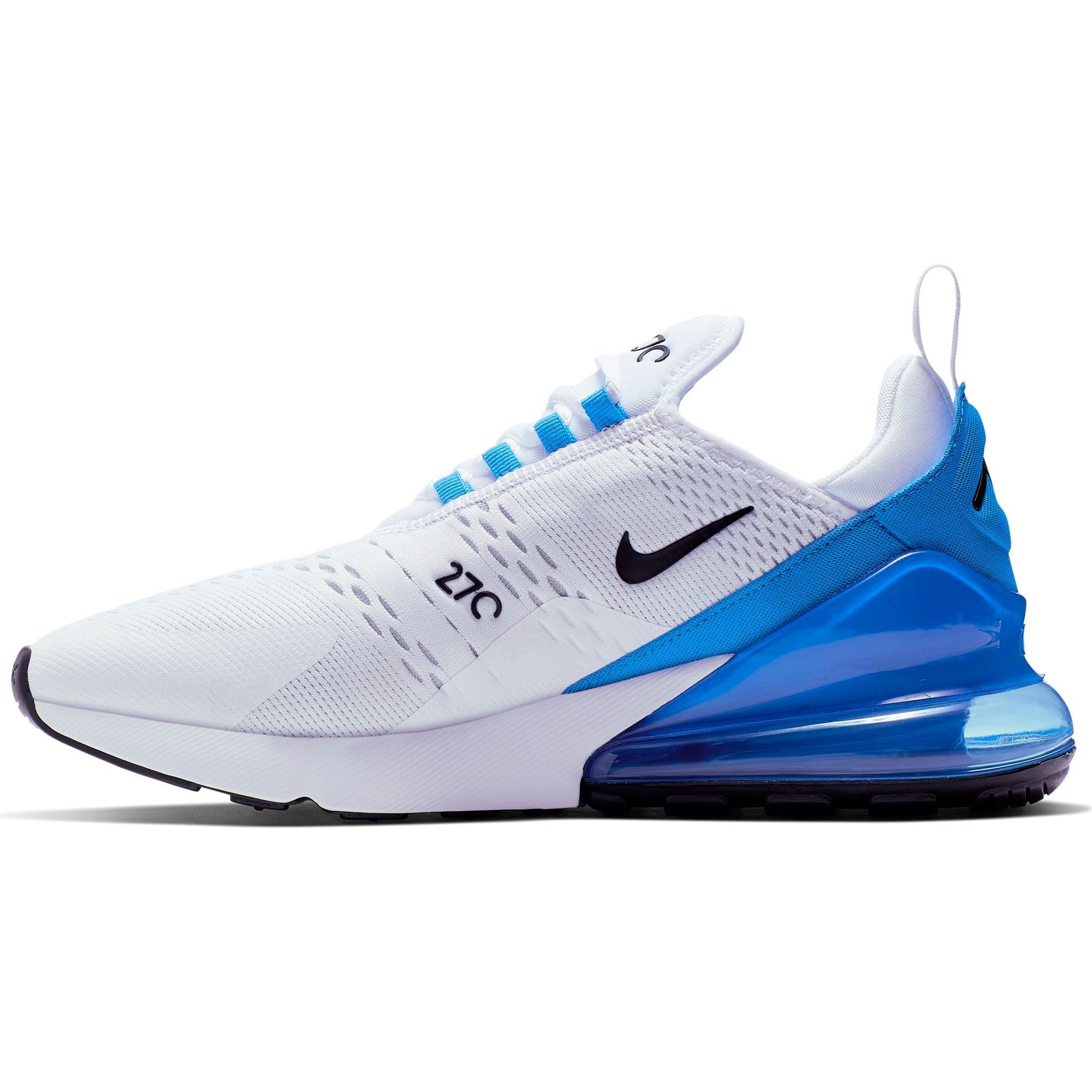 Nike Air Max 270 White Black Photo Blue Men S Shoes Hibbett City Gear