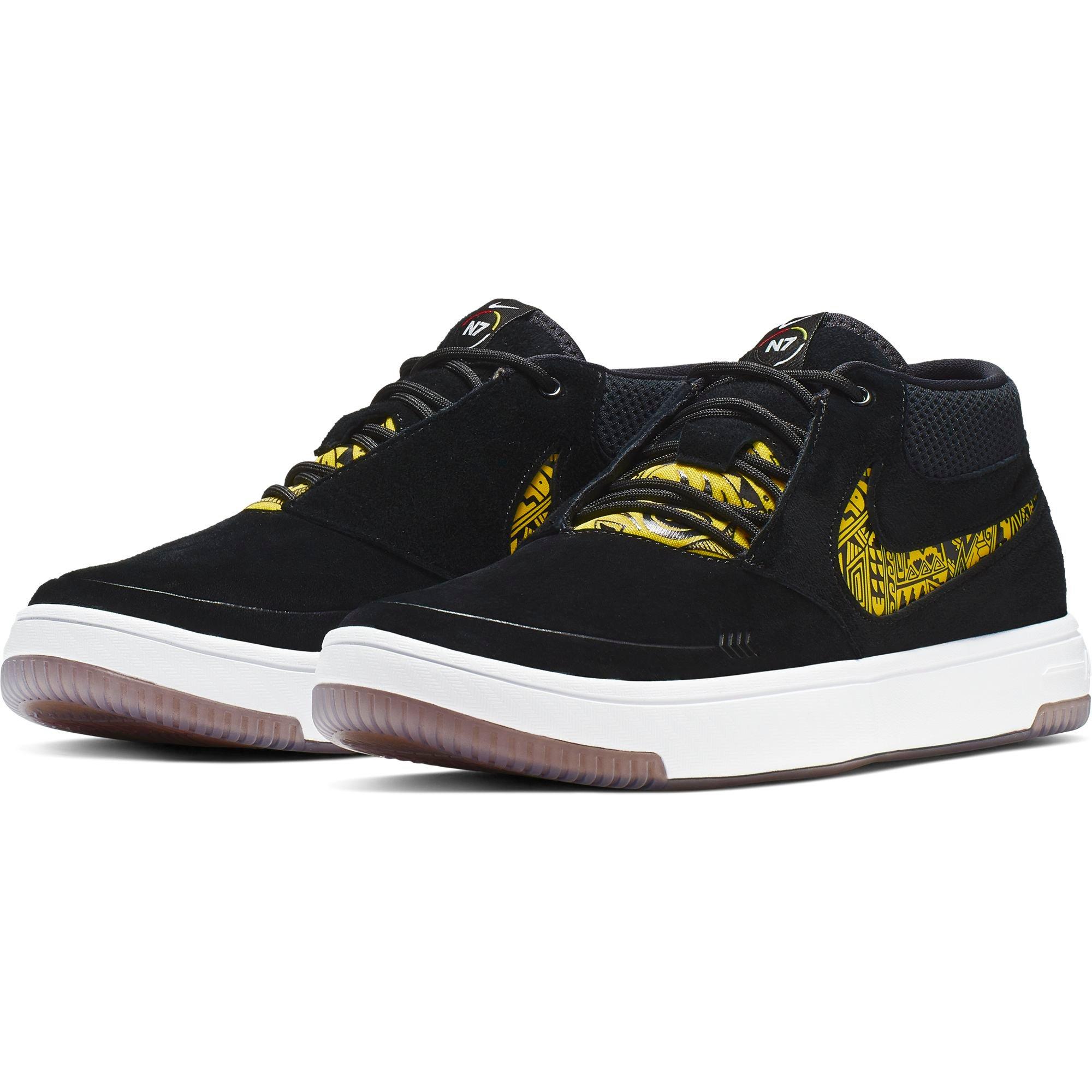 Nike Air Zoom Down Rock N7 Men's Shoe - BLACK/SAIL-TOUR YELLOW-BLACK Thumbnail View 3