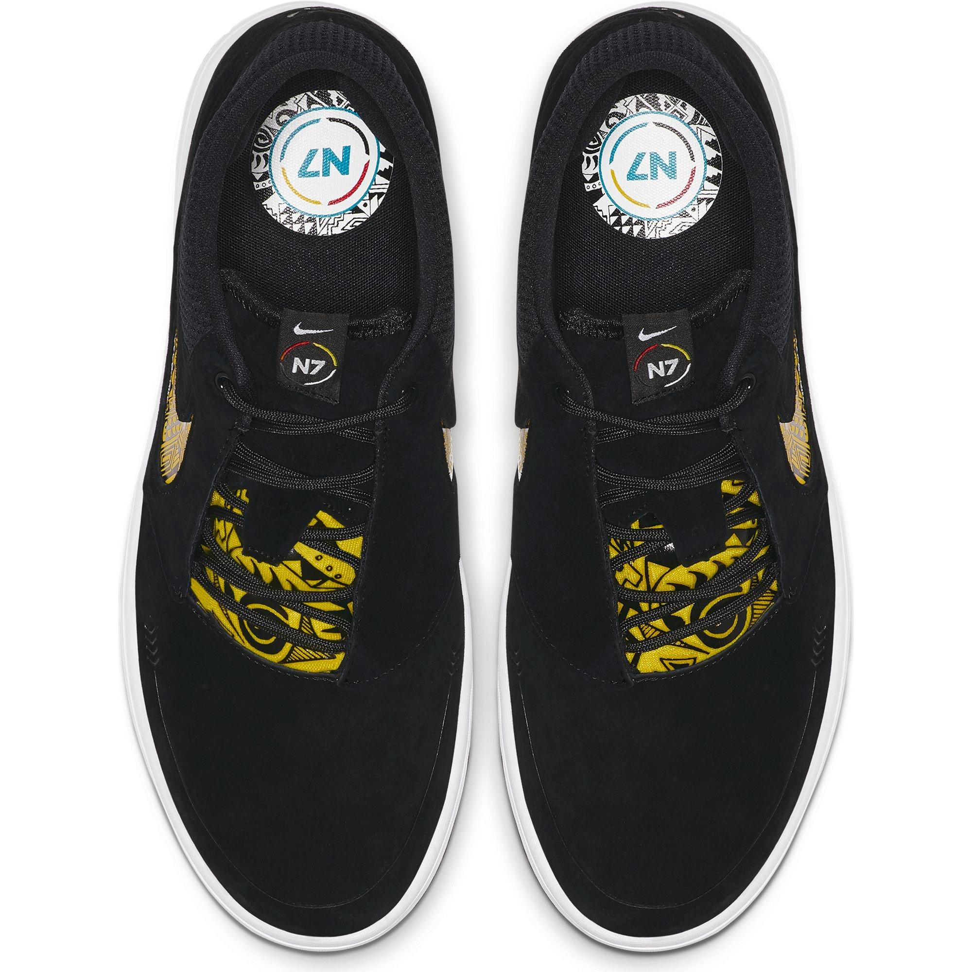 Nike Air Zoom Down Rock N7 Men's Shoe - BLACK/SAIL-TOUR YELLOW-BLACK Thumbnail View 4