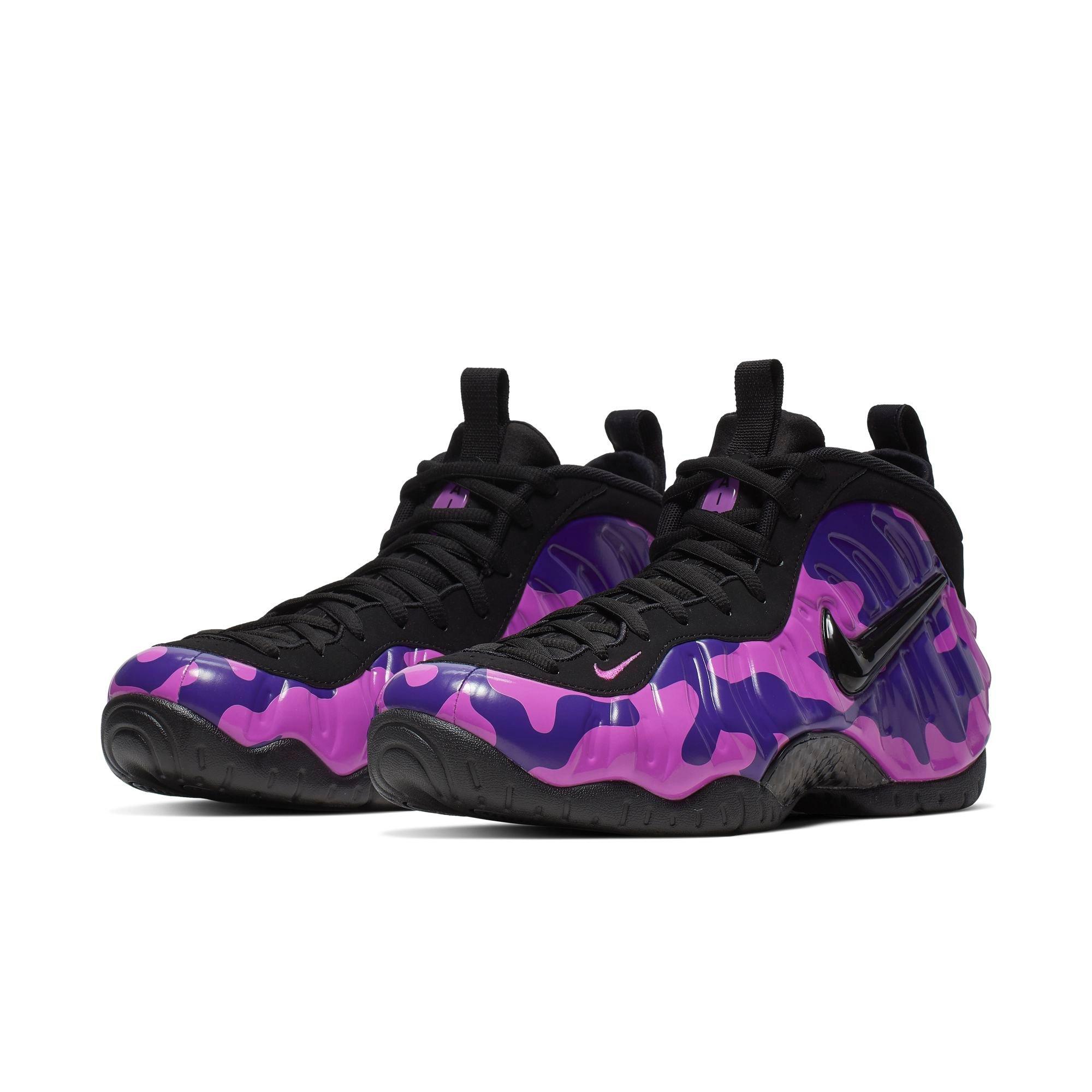 purple and black foamposite