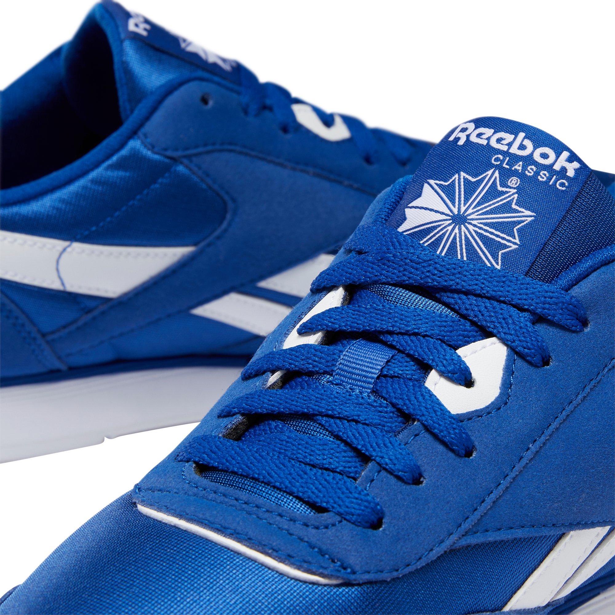 blue reebok classic nylon