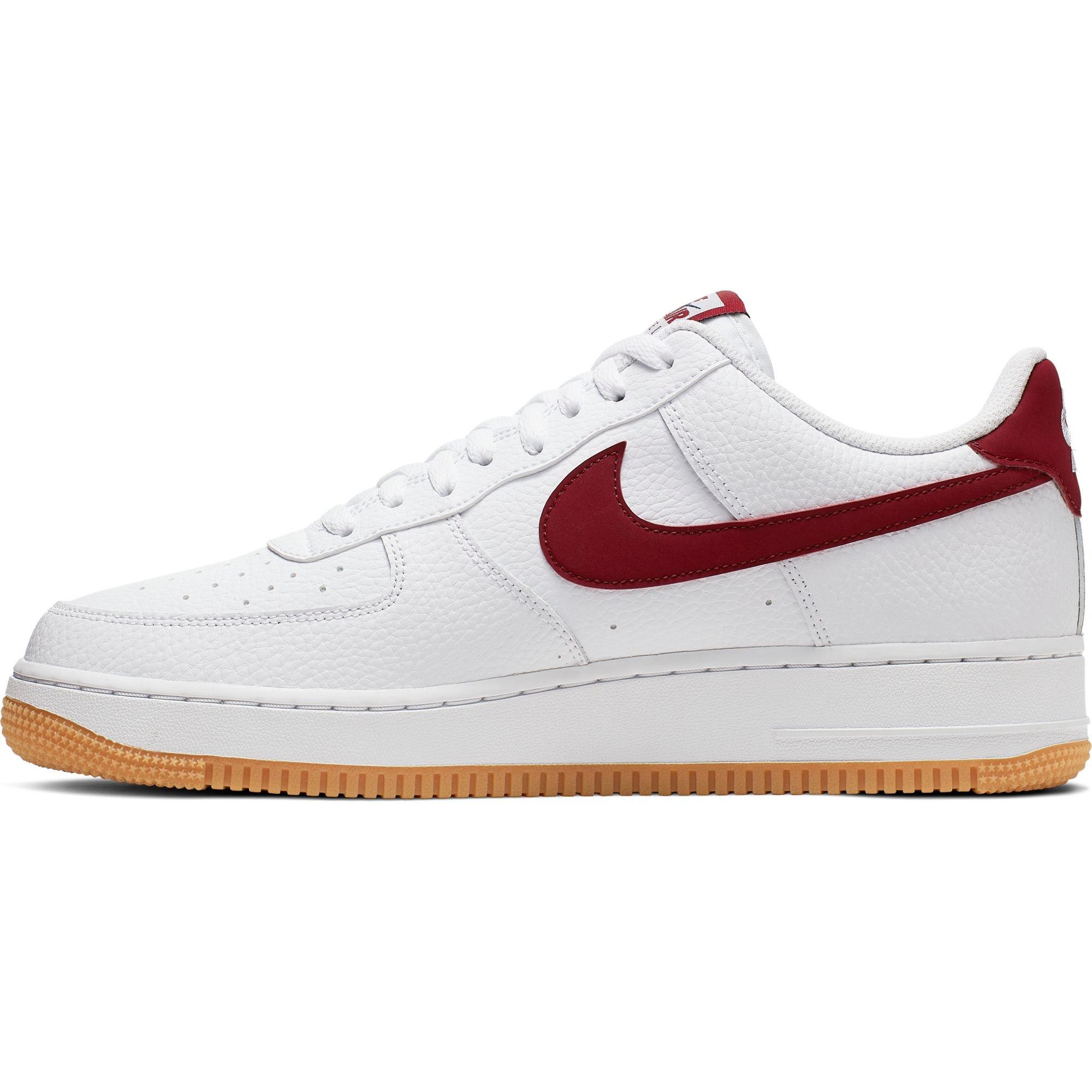air force 1 low red bottom