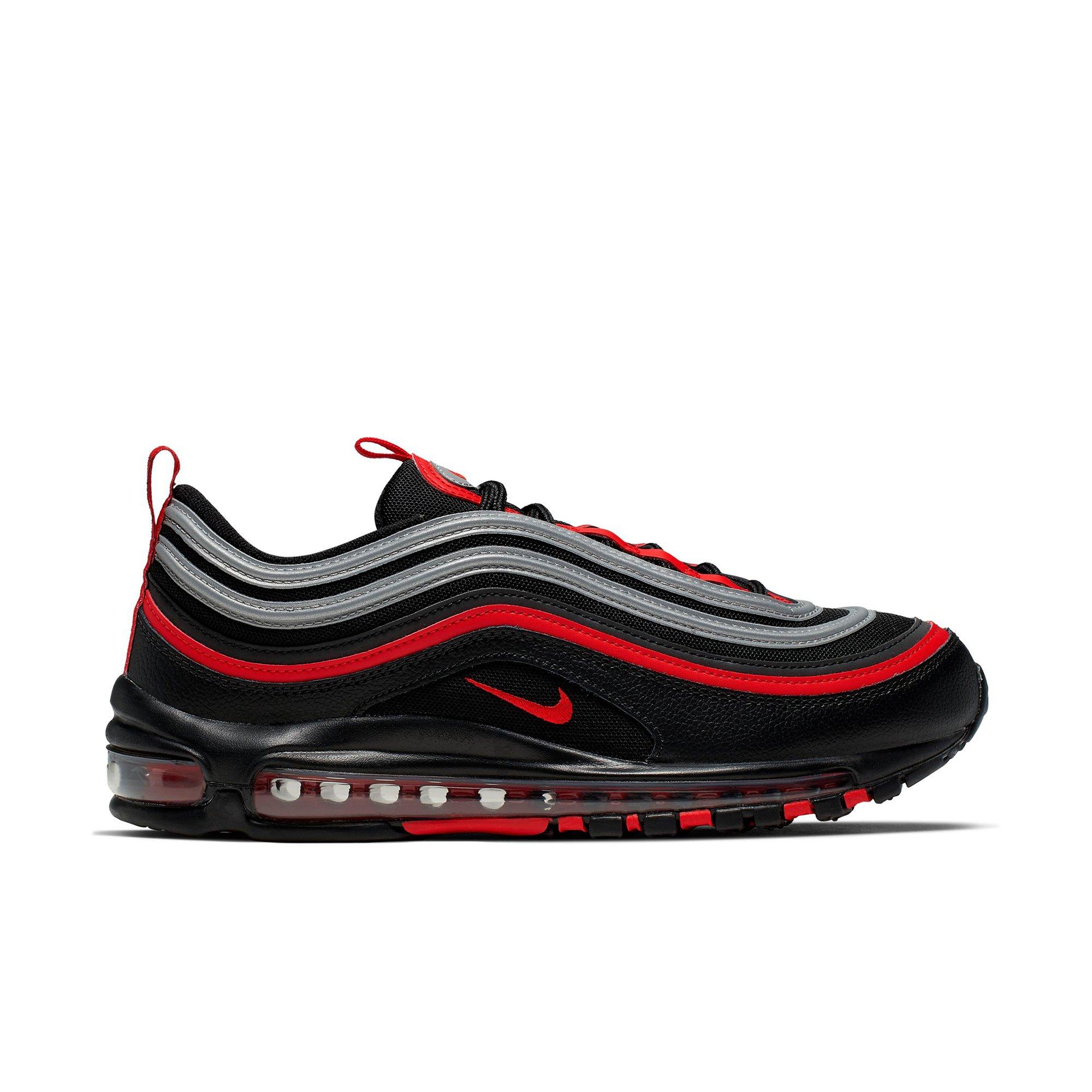 black and red nike 97s