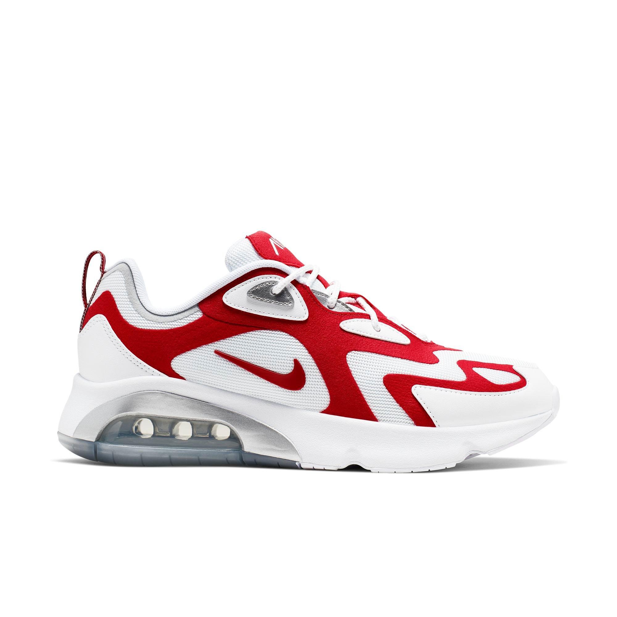 red and white air nikes