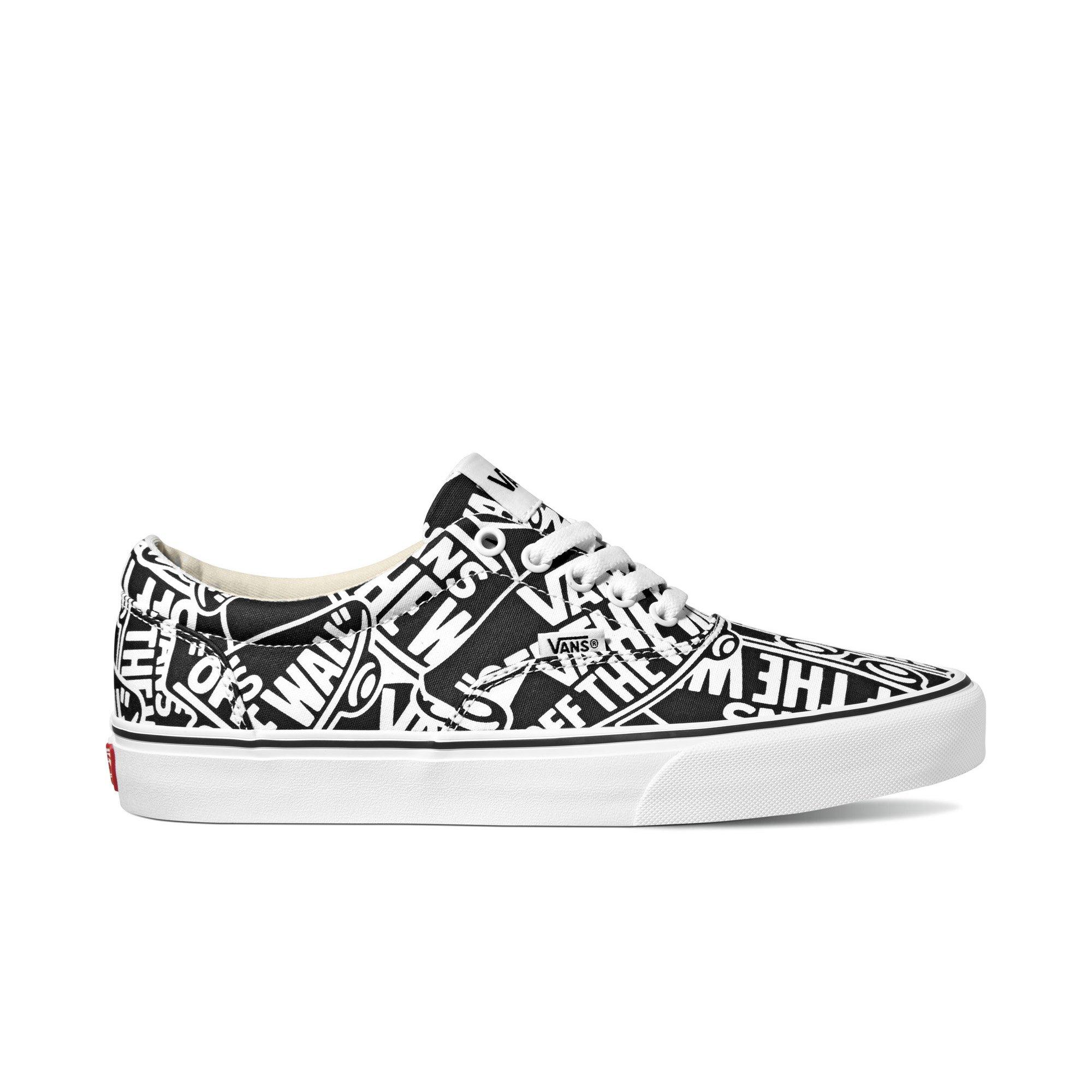 Vans doheny hotsell black and white