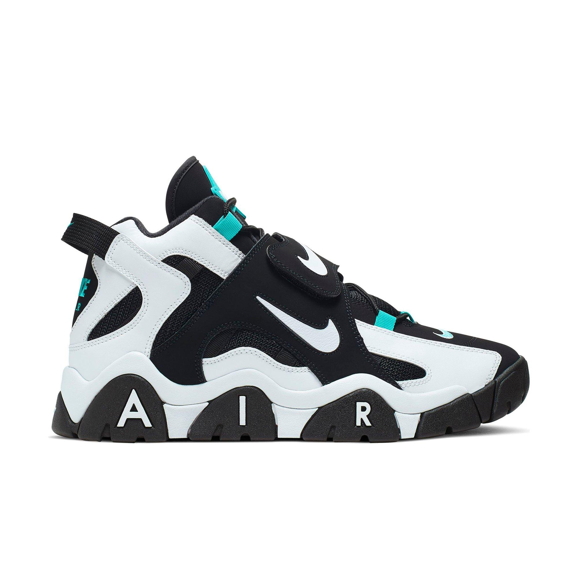 nike air barrage mid black white cabana