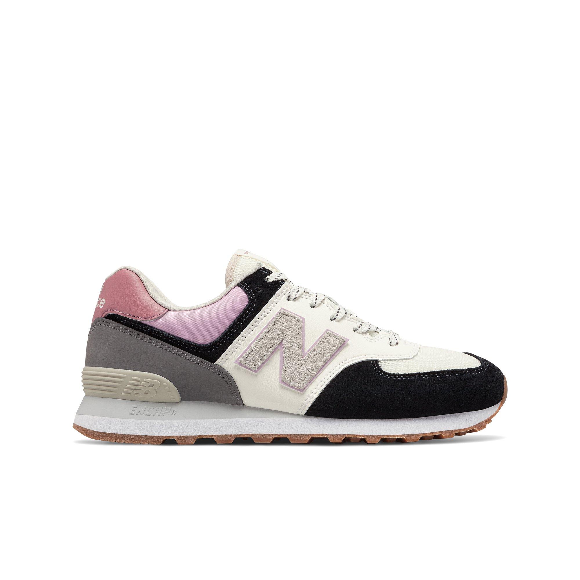 new balance 574 black pink