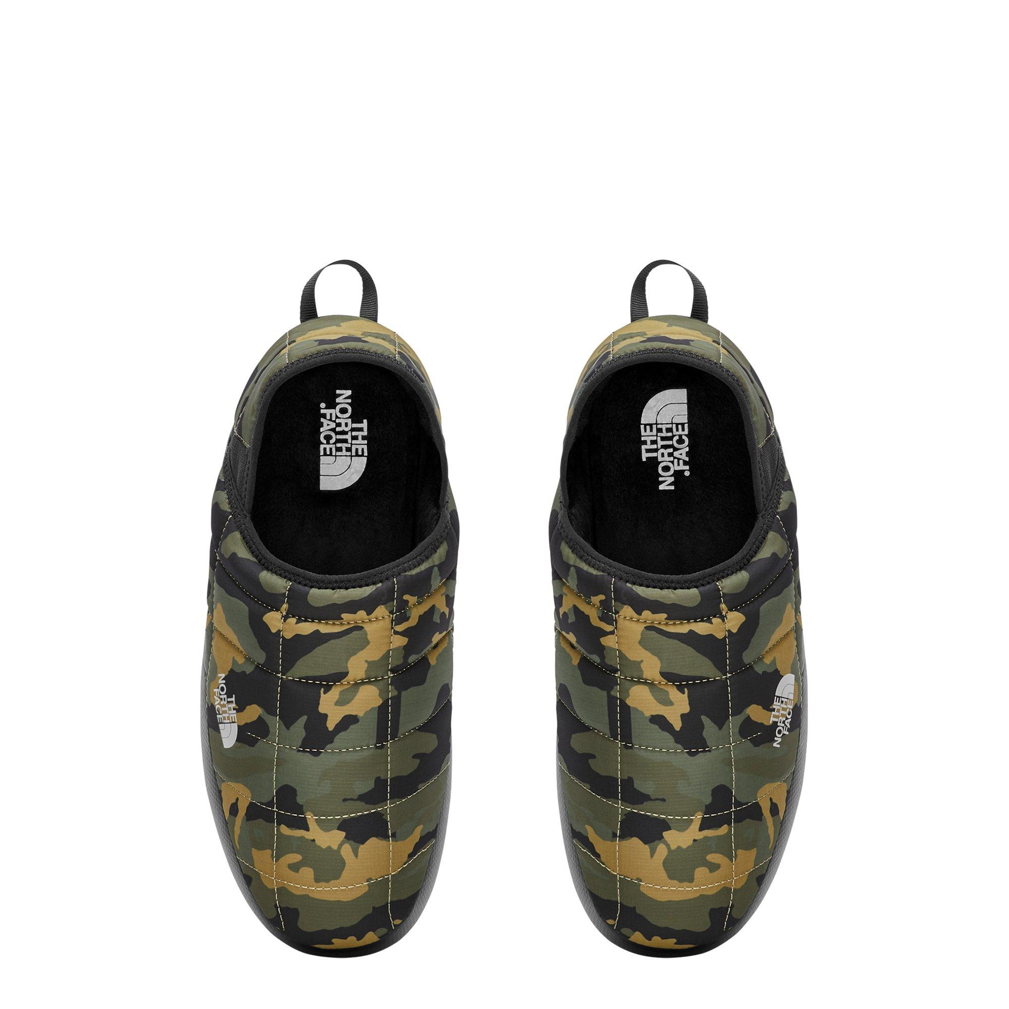 north face camo slippers