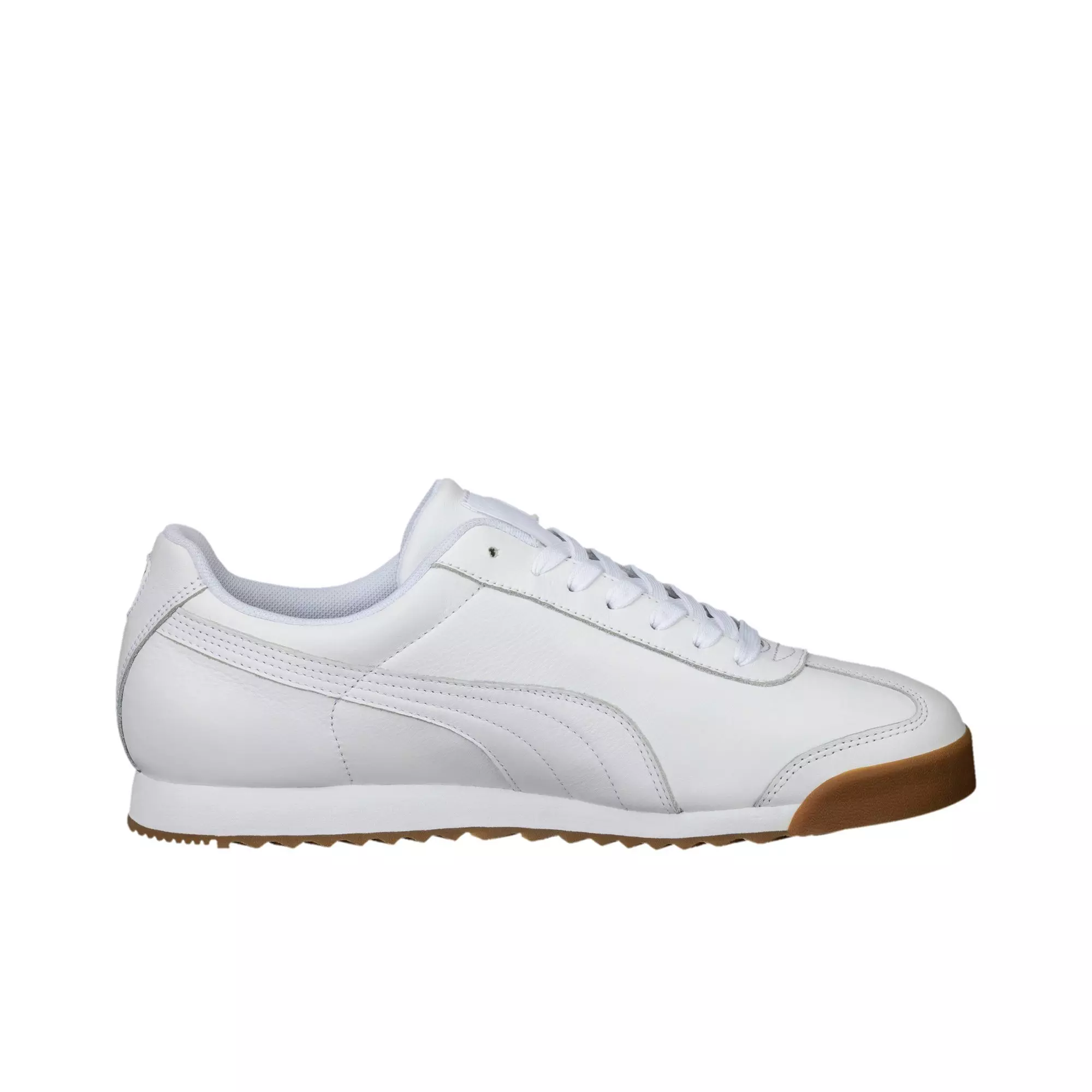 PUMA Roma "White/Gum" Men's Shoe - WHITE