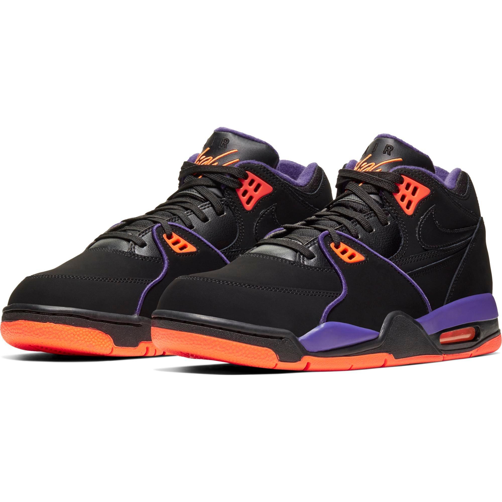 Purple and orange basketball on sale shoes