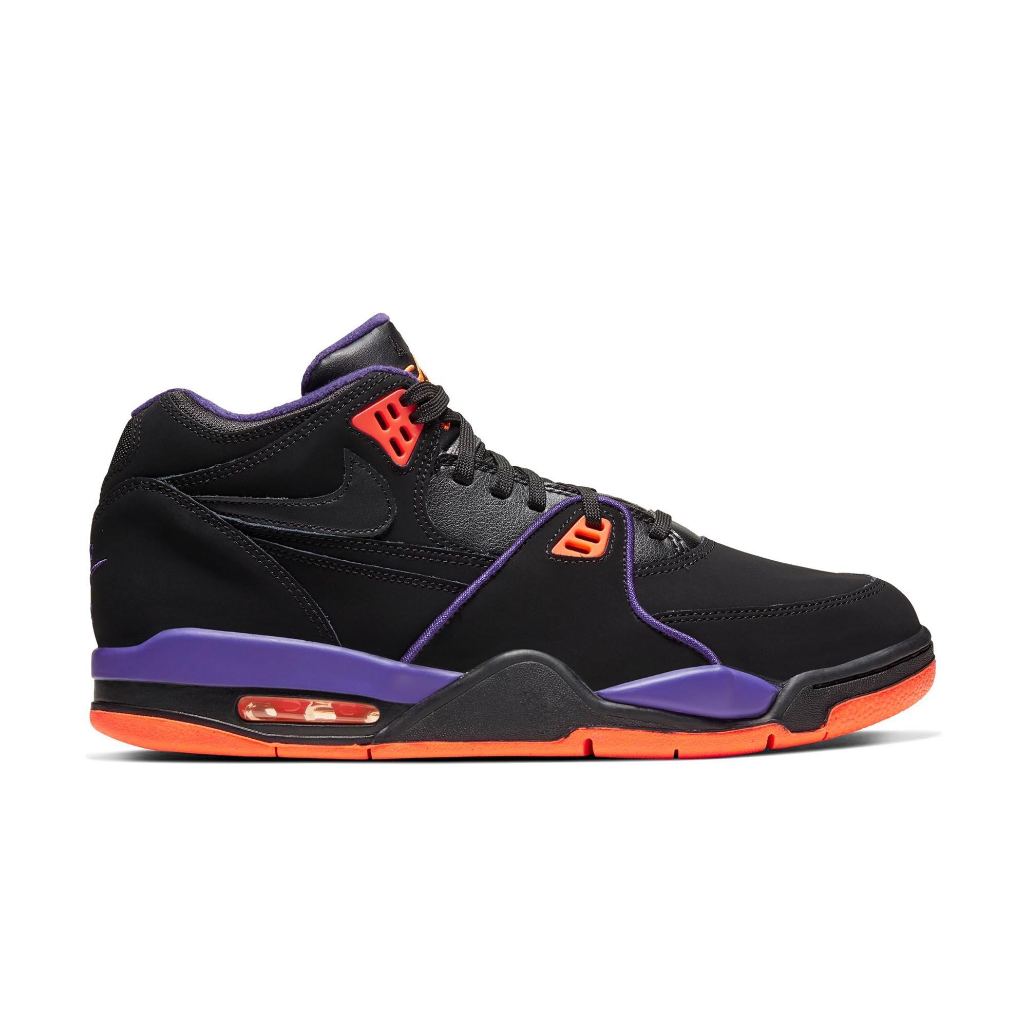 Nike purple best sale orange shoes