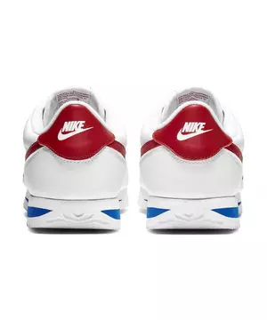 Guarda la ropa Cobertizo Crítico Nike Cortez Basic Leather "White/Red/Blue" Men's Running Shoe
