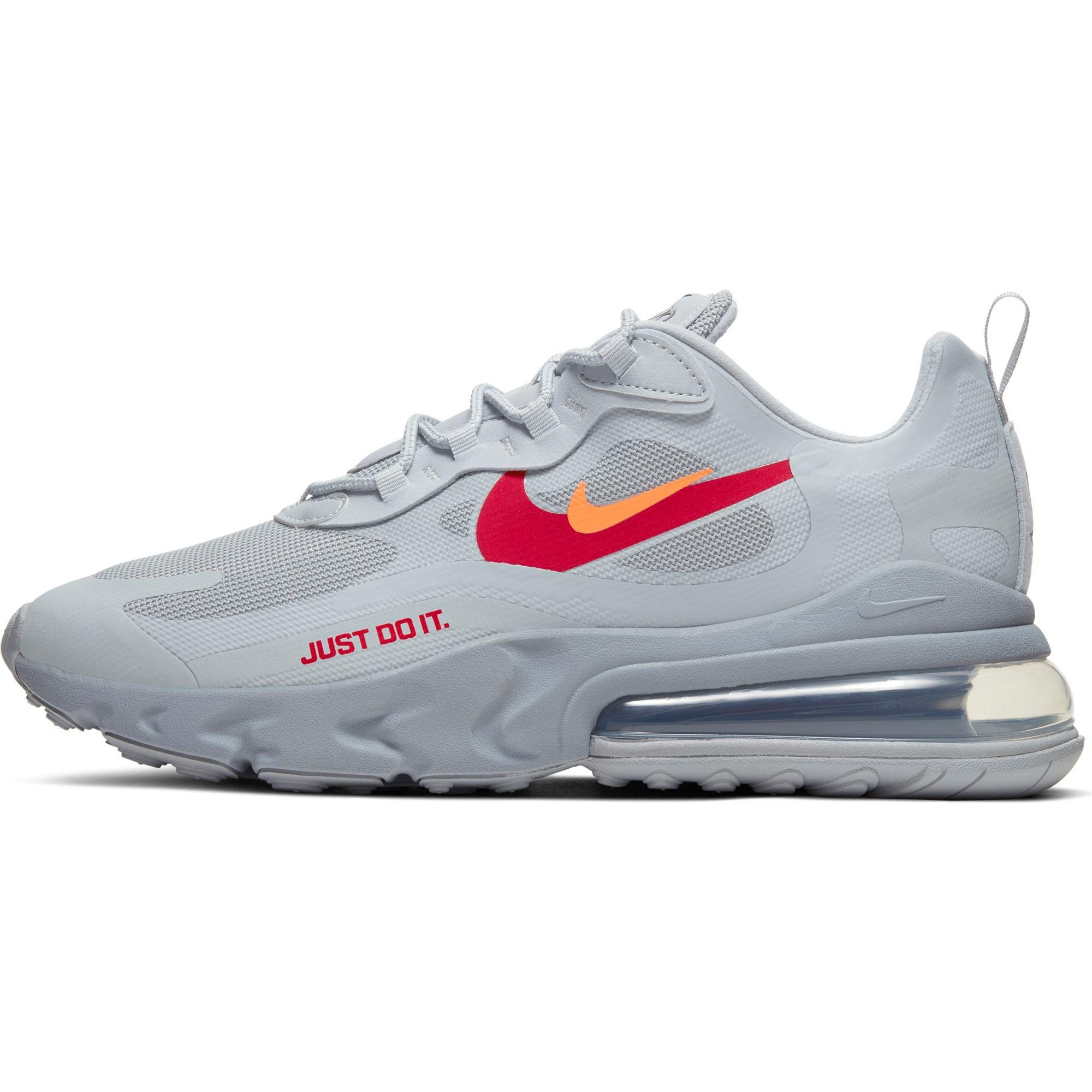 Air max 270 react hotsell wolf grey/hyper crimson/university red