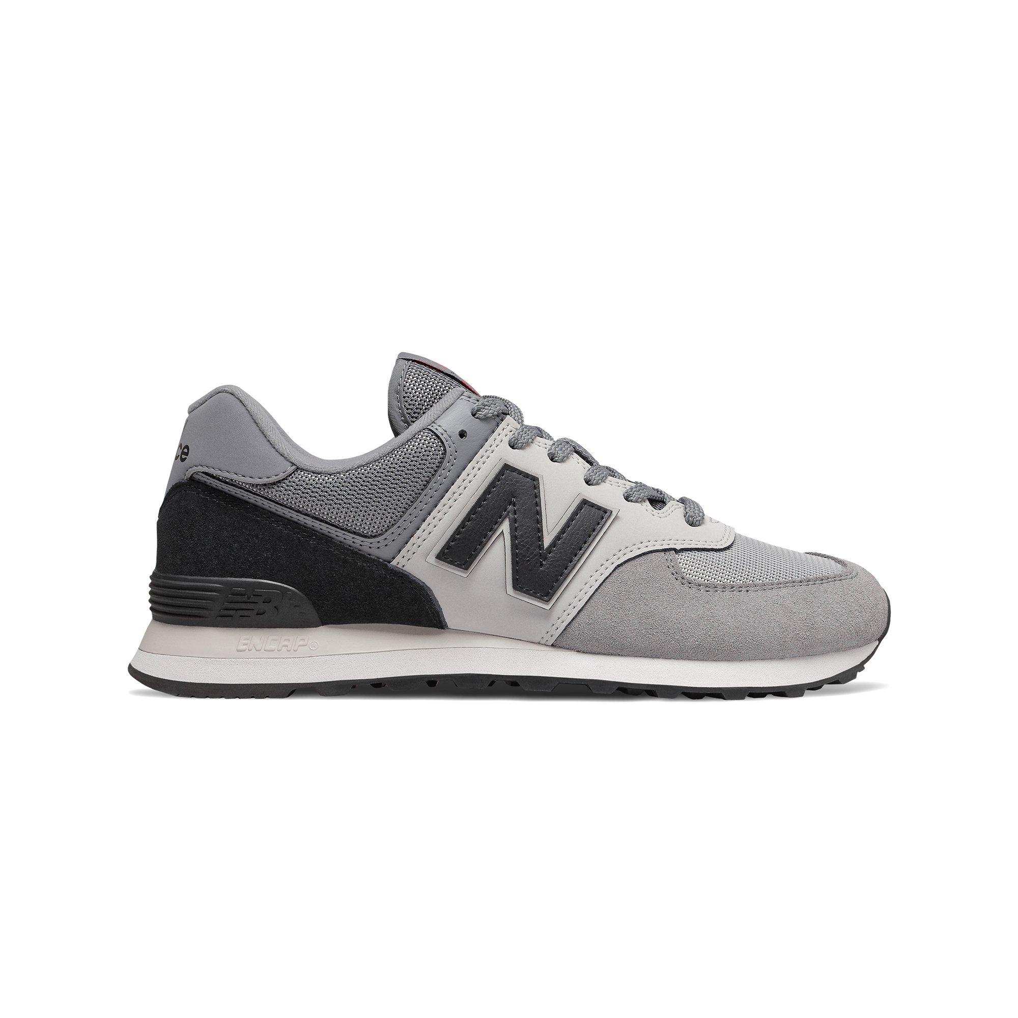 men's gray new balance 574