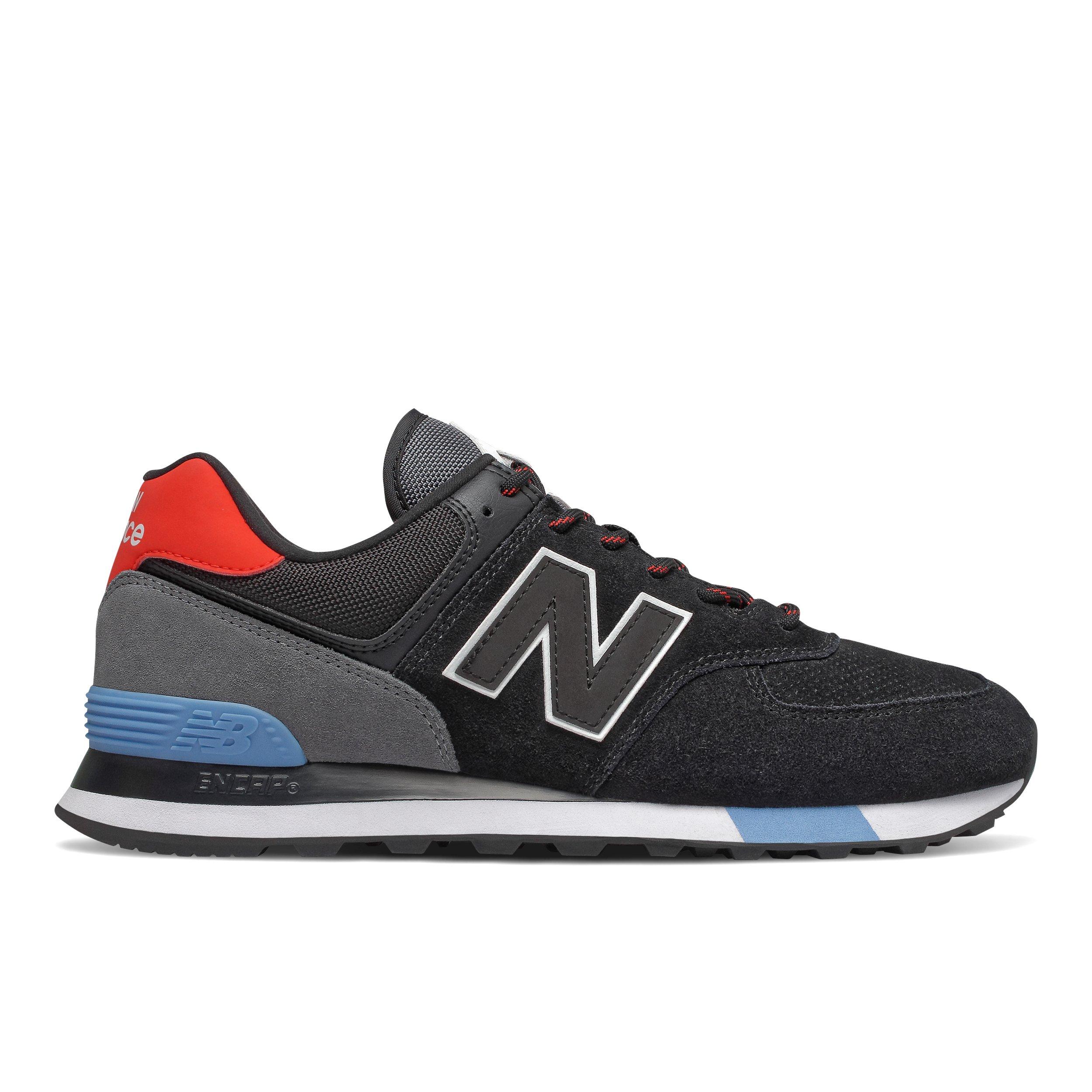 new balance 574 red and black