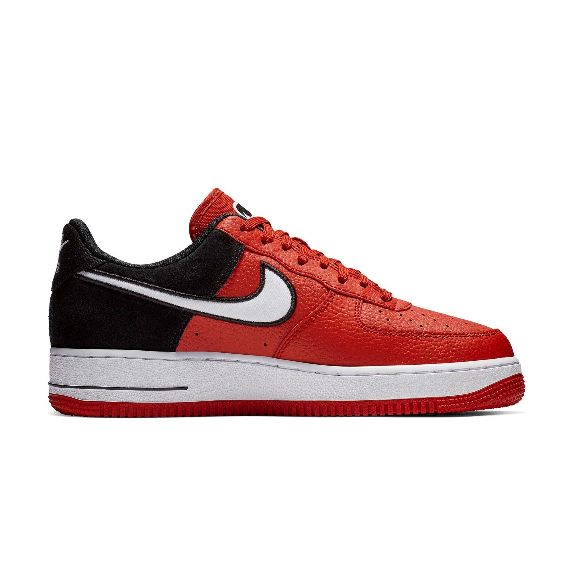 nike air force 1 black and red high top