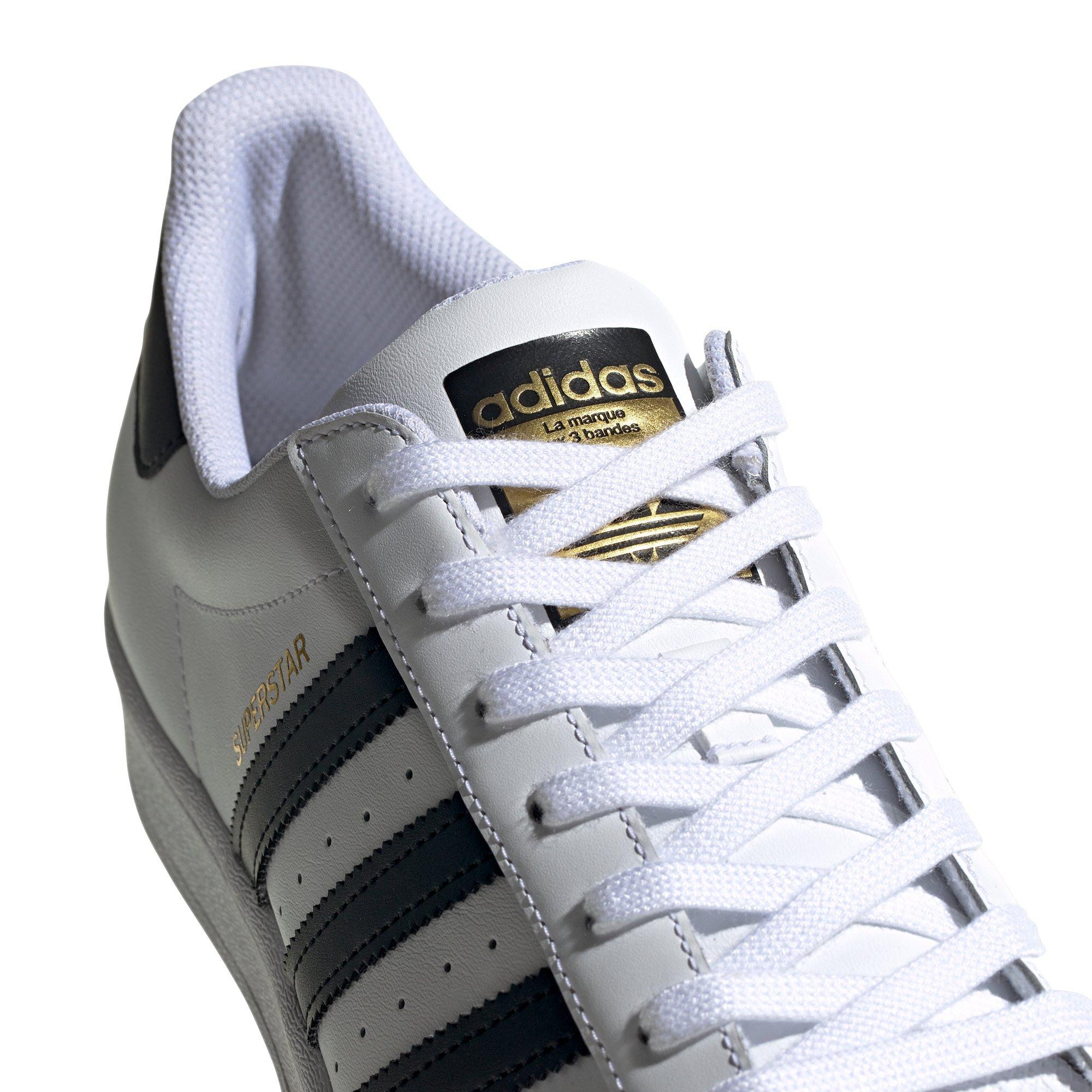 adidas Superstar Men's "Core White/Black" Shoe