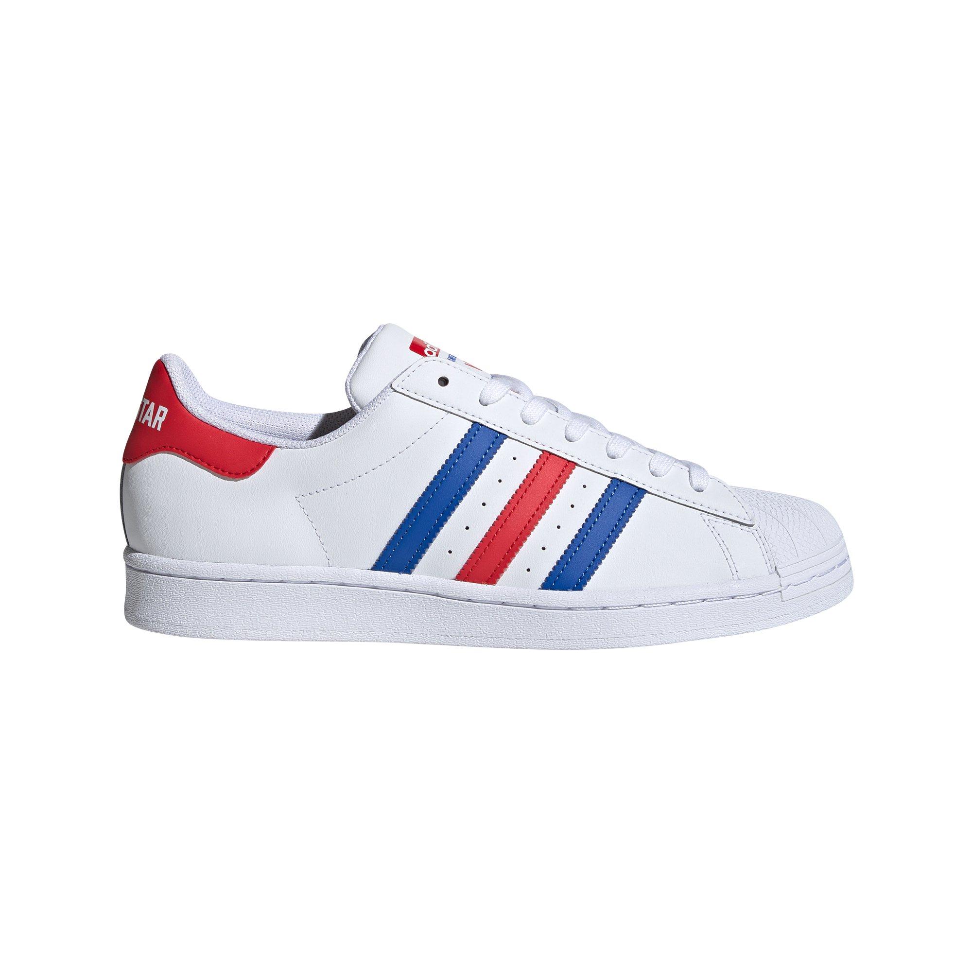 Red white blue adidas trainers on sale