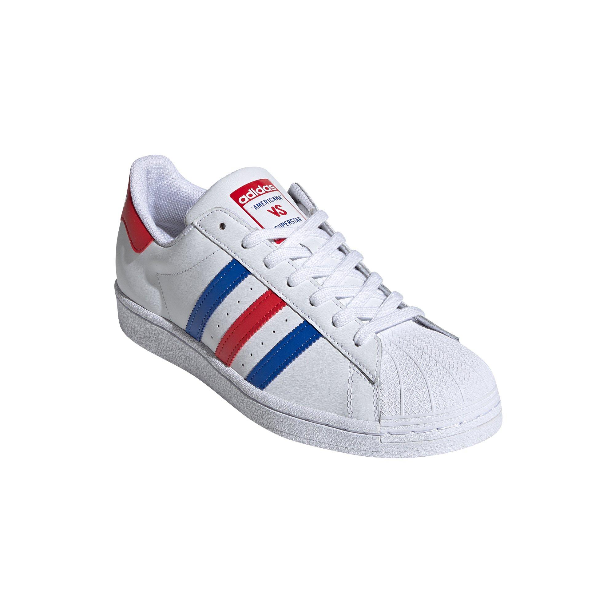 adidas Superstar "White/Red/Blue" Shoe