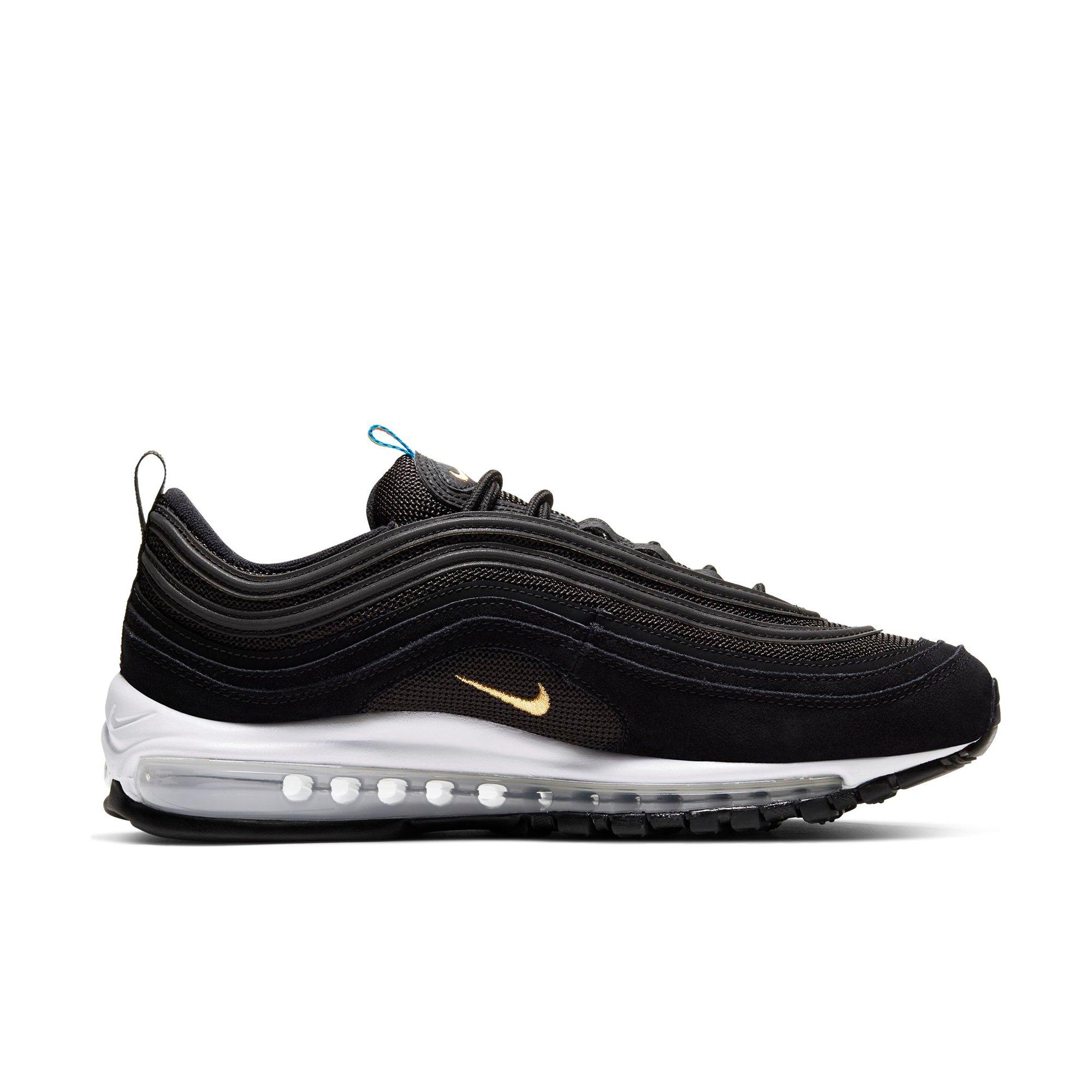 nike air max 97 black and metallic gold