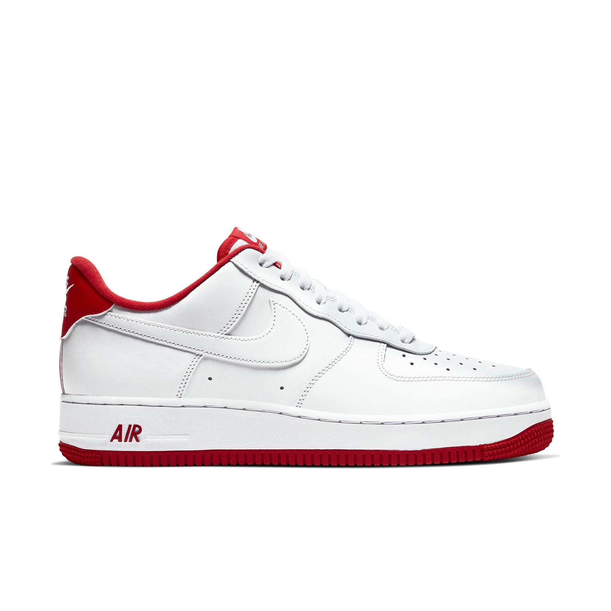 air force 1 07 white and red
