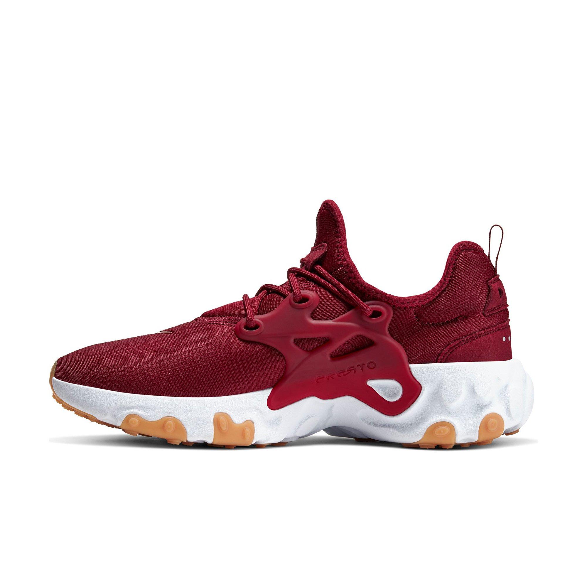 nike react presto team red