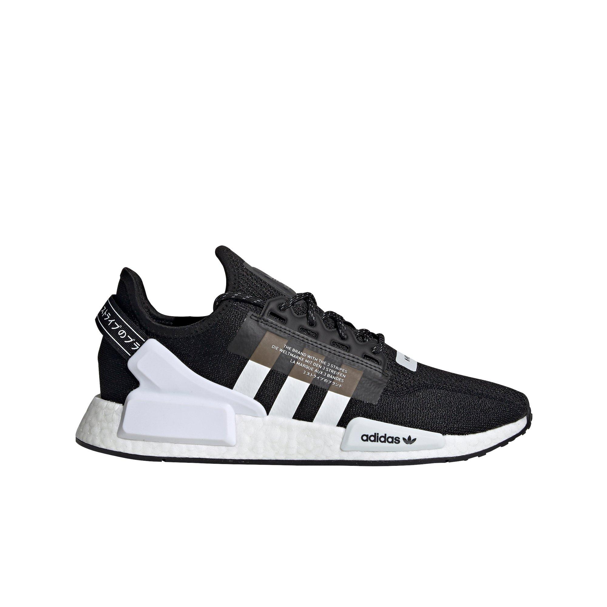 adidas NMD_R1 V2 Core Black/White Men's Shoe - Hibbett