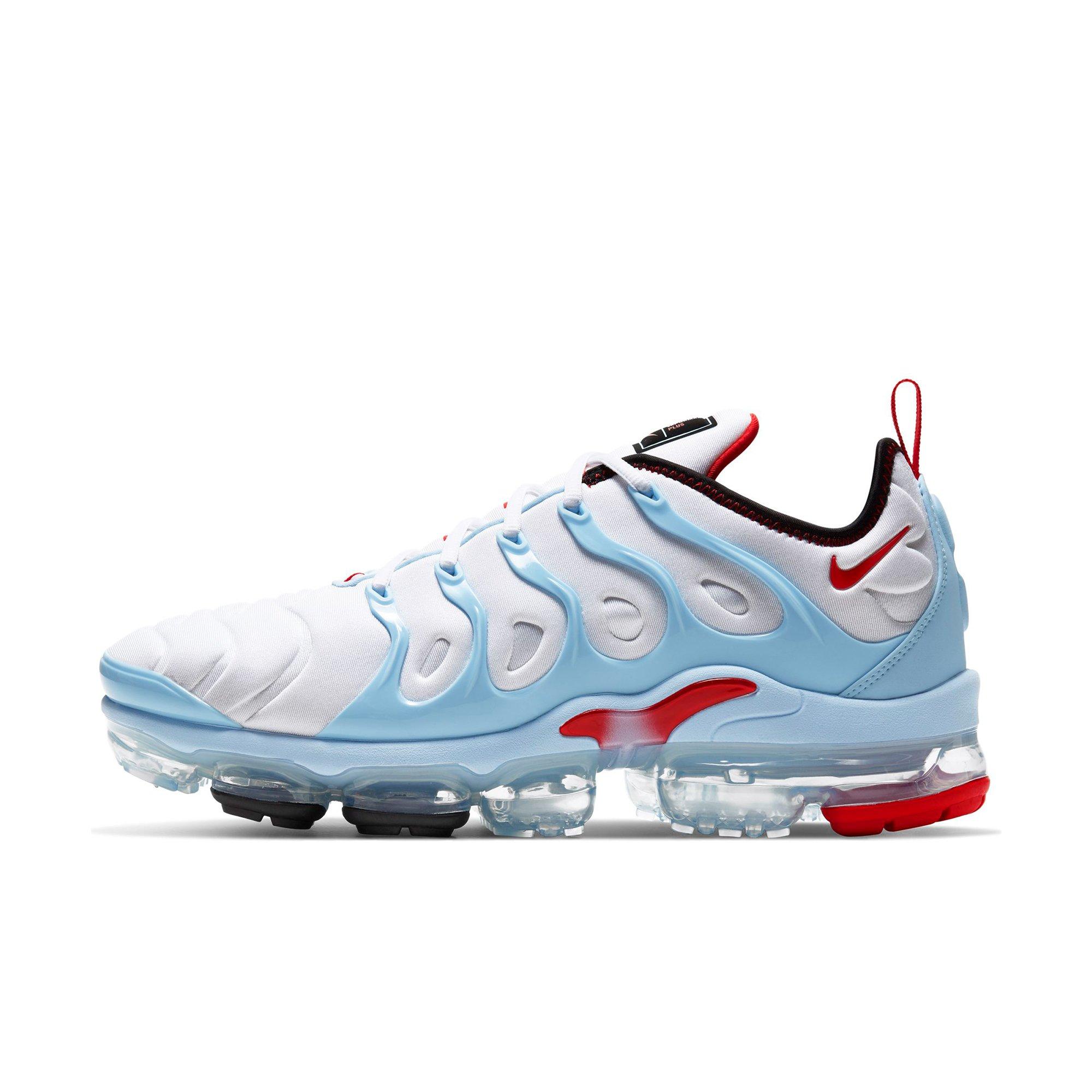 Nike VaporMax Plus Men's "White/Black/Psychic Blue/University Red"Shoe