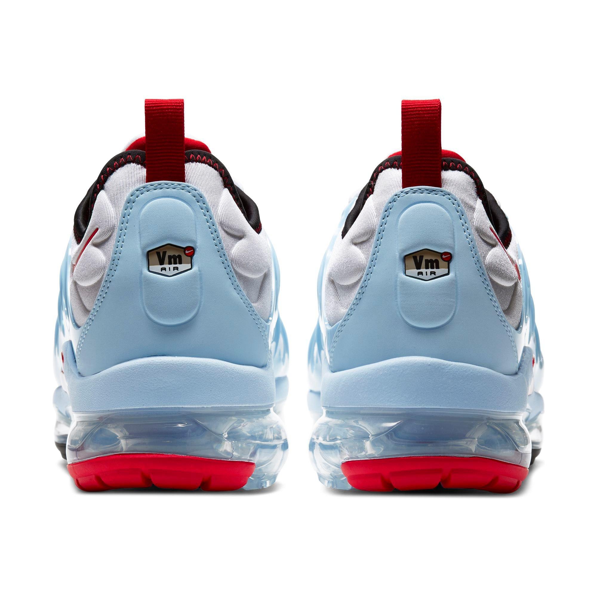 Nike VaporMax Plus Men's "White/Black/Psychic Blue/University Red"Shoe